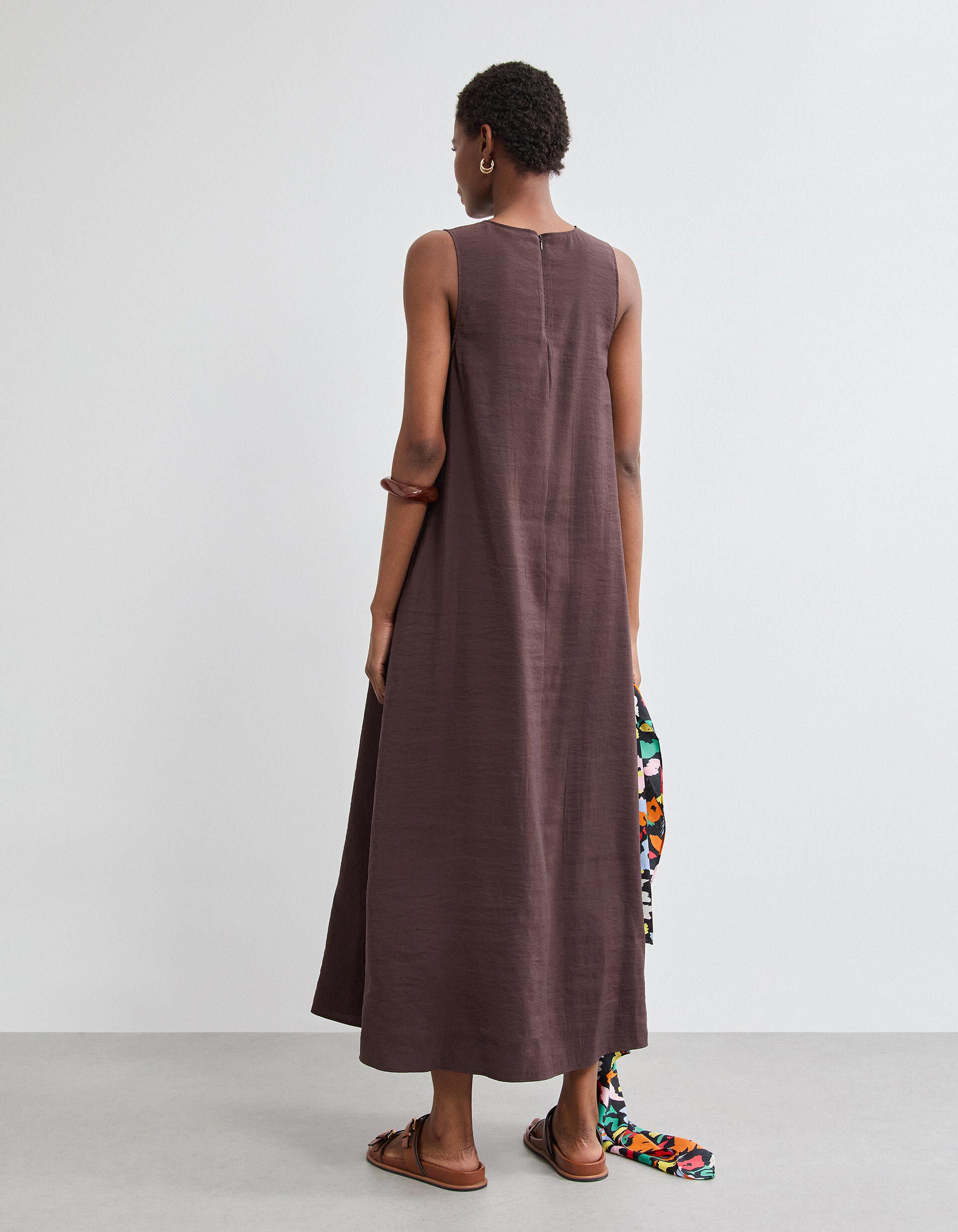 Comprar Online Vestido Modal, Mulher, Castanho