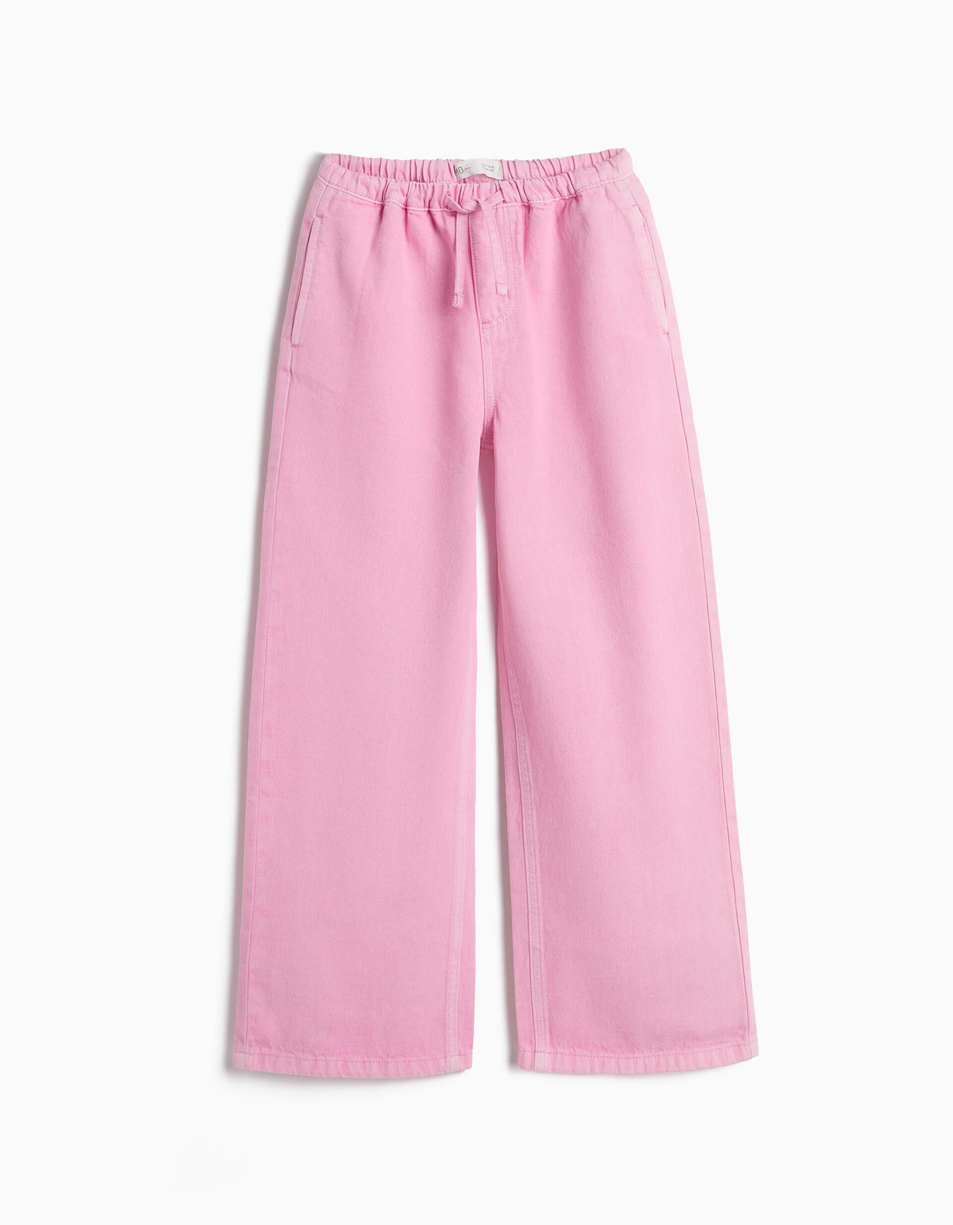 Comprar Online Cal&ccedil;as de Ganga 'Wide Leg', Menina, Rosa