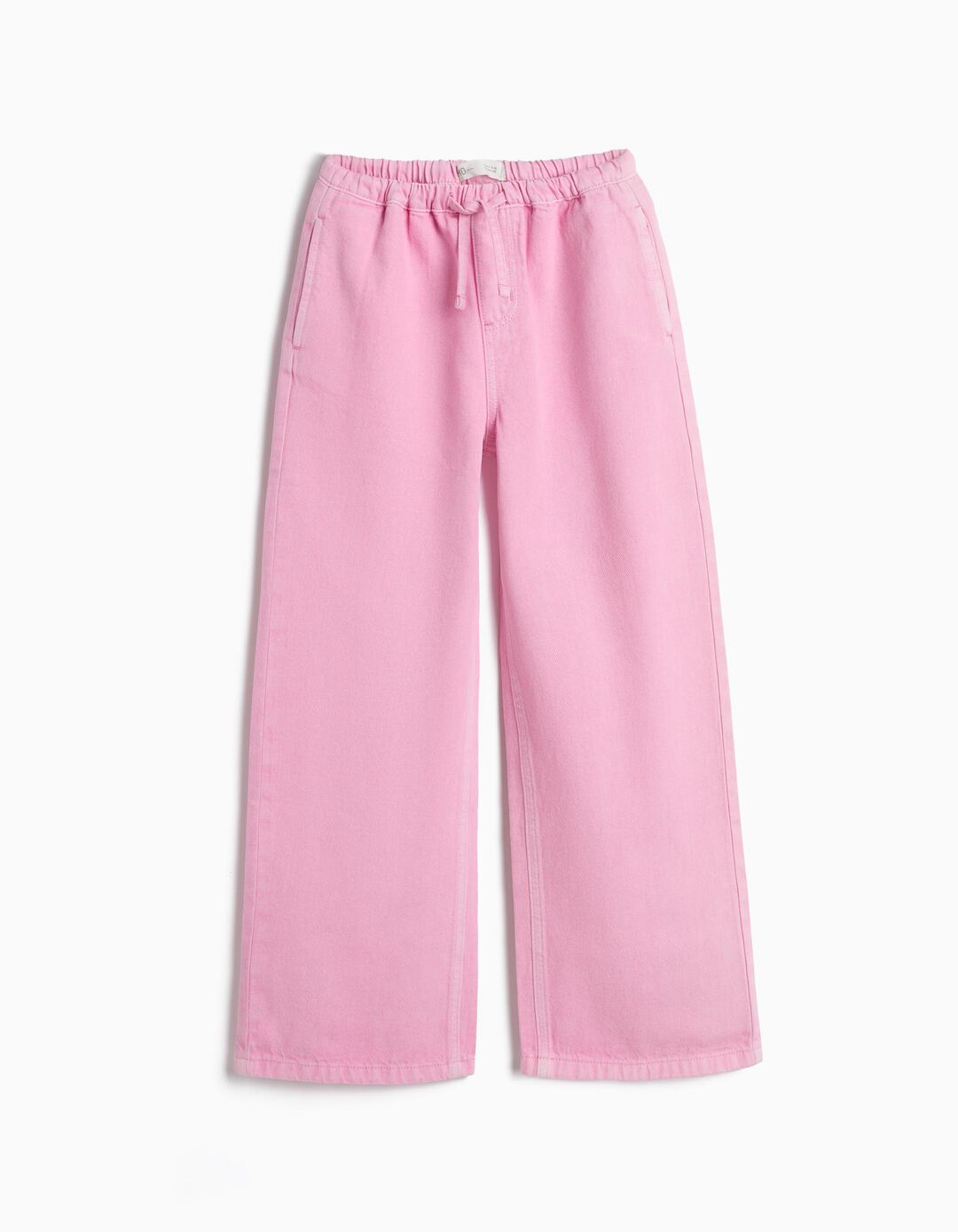 Cal&ccedil;as de Ganga 'Wide Leg', Menina, Rosa