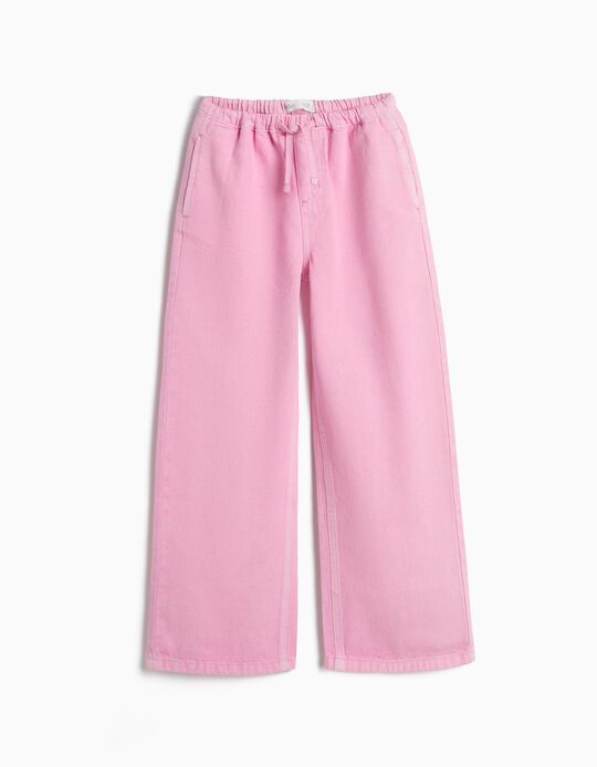 Comprar Online Cal&ccedil;as de Ganga 'Wide Leg', Menina, Rosa