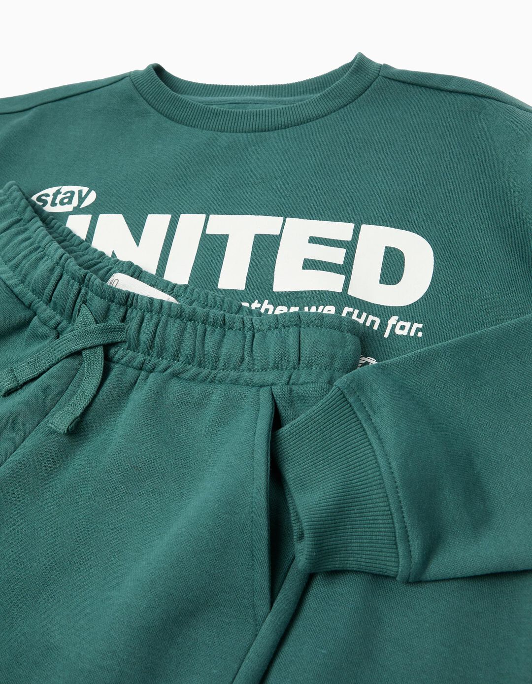 Conjunto de Jogging, Menino, Verde Escuro