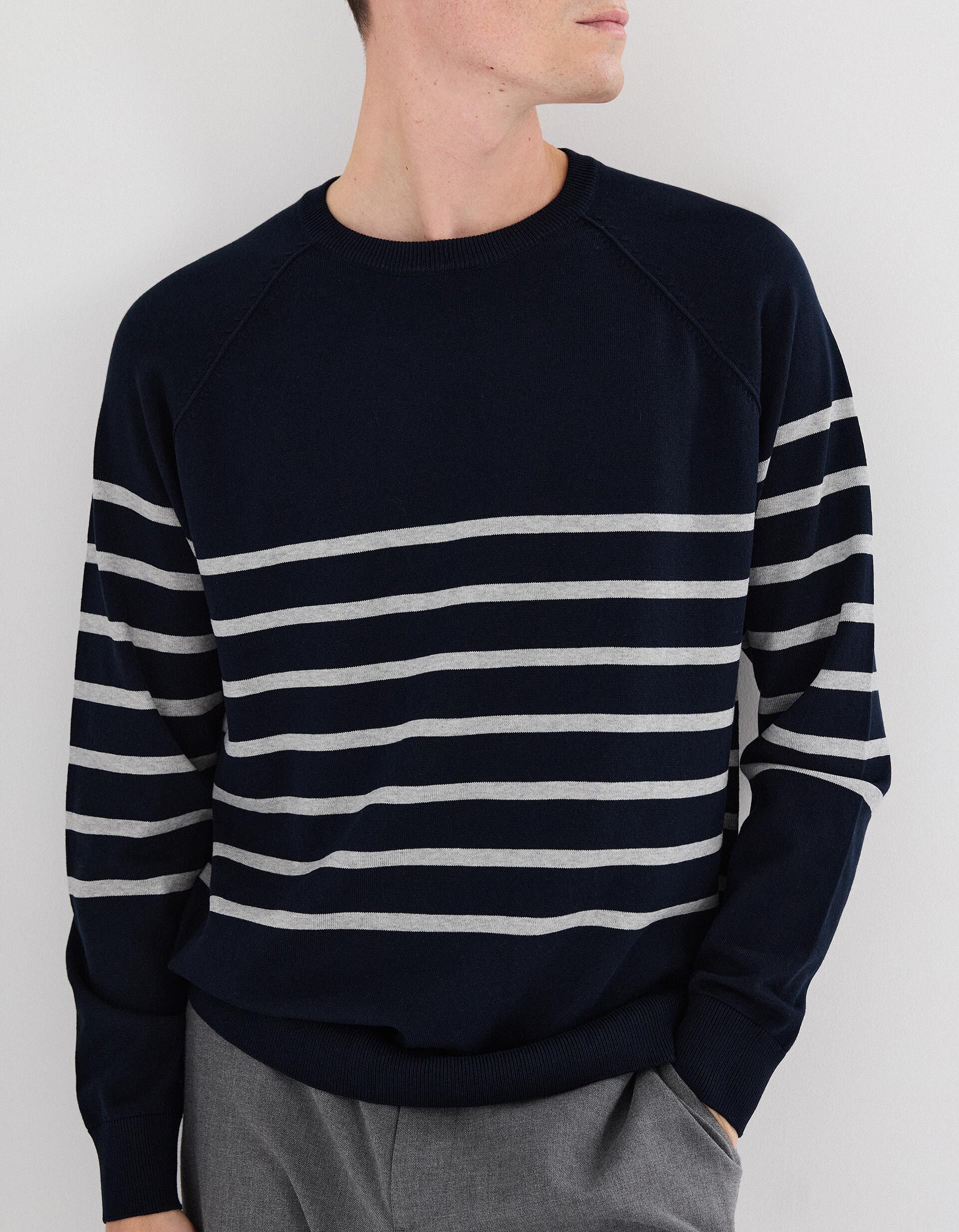 Comprar Online Camisola de Malha, Homem, Azul Escuro