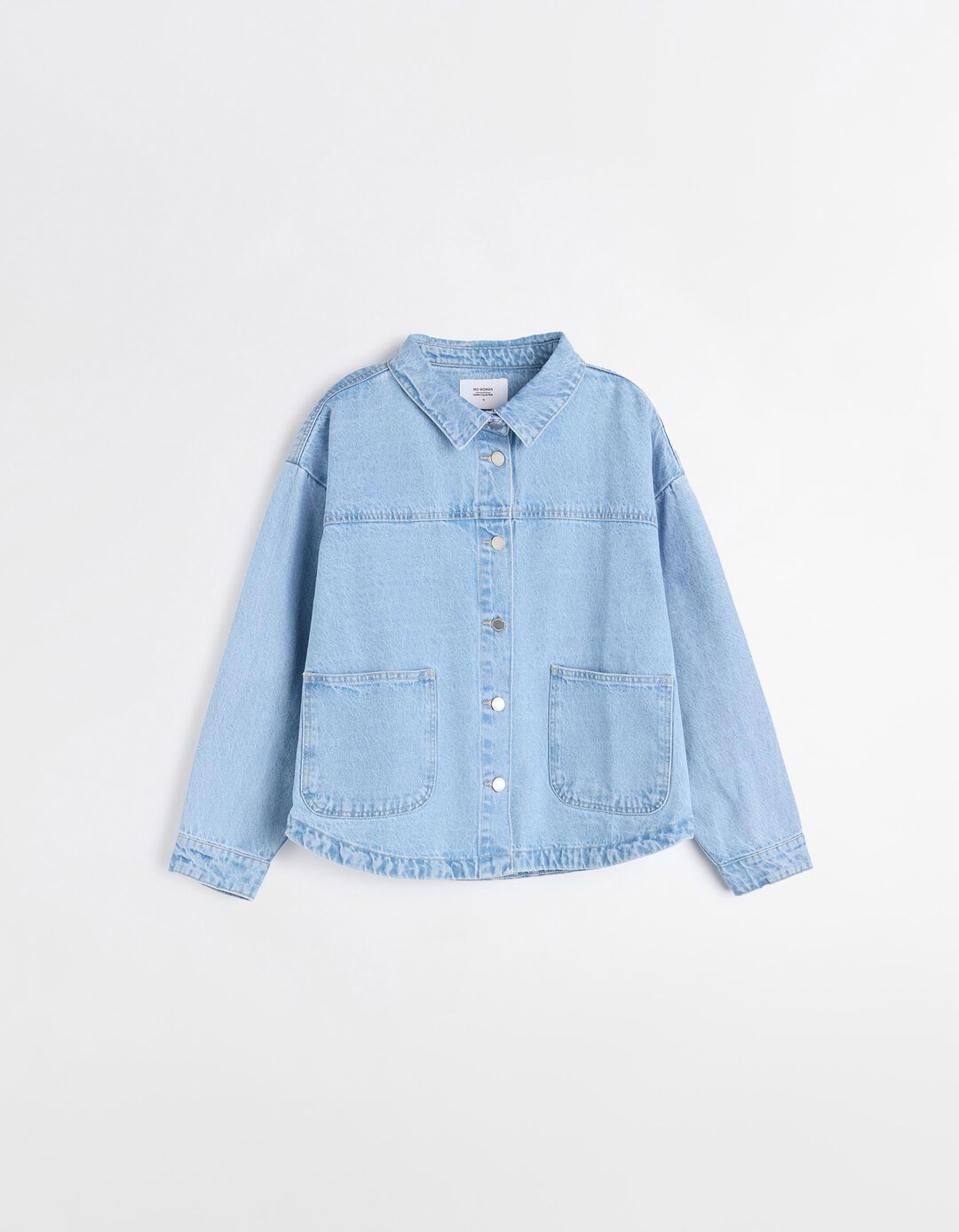 Camisa de Ganga, Mulher, Azul Claro 