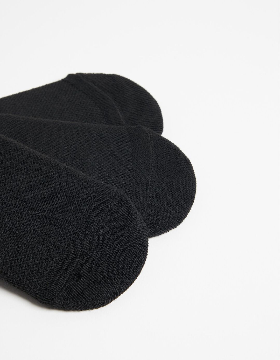 Pack 3 Pares de Meias Invis&iacute;veis 'Pezinhos', Mulher, Preto