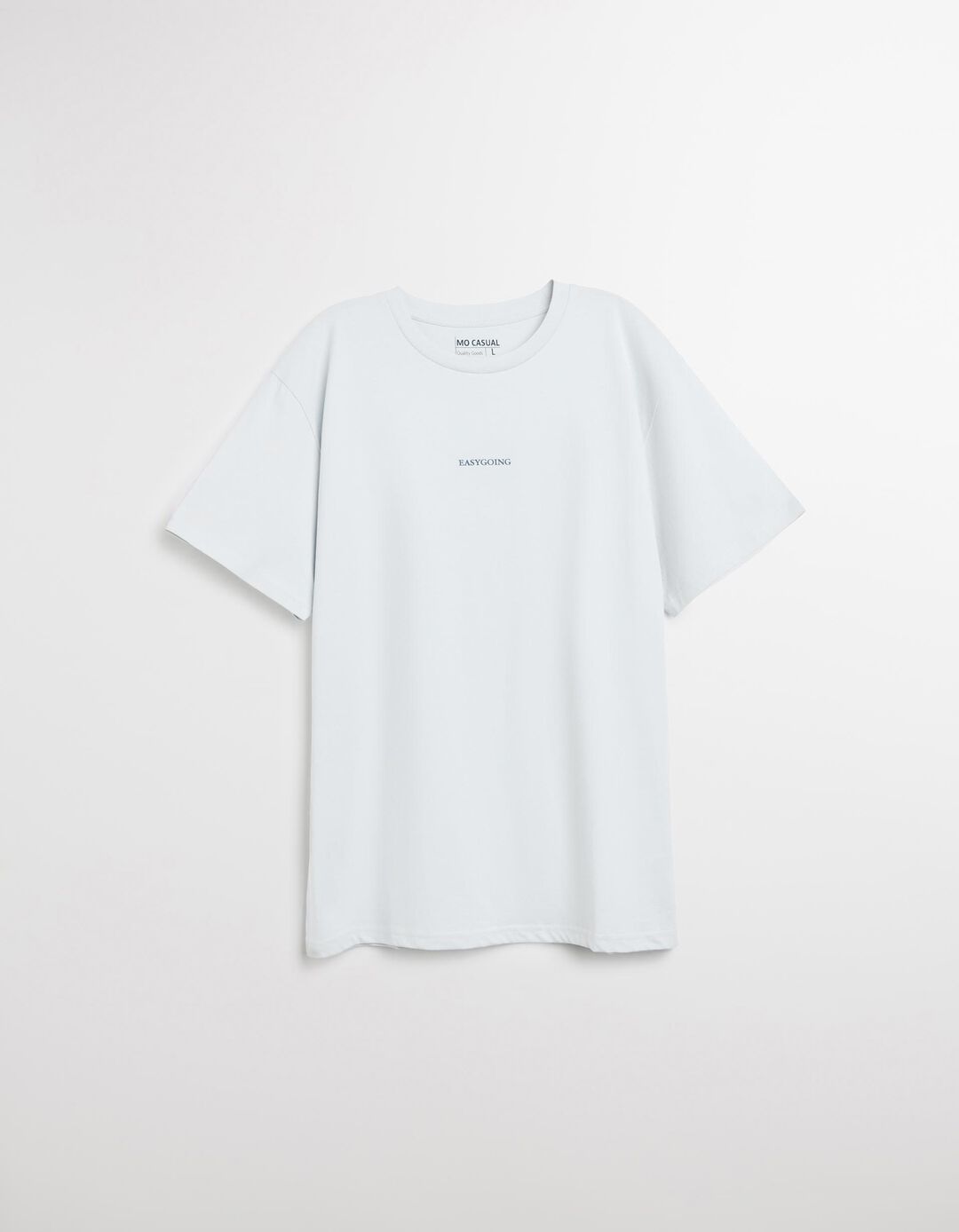 T-shirt 'Relaxed Fit', Homem, Azul Claro 