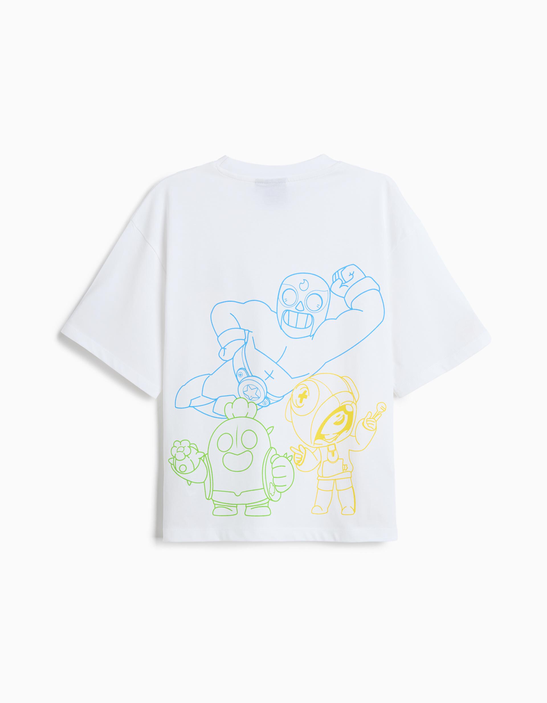 Comprar Online T-shirt 'Brawl Stars', Menino, Cru