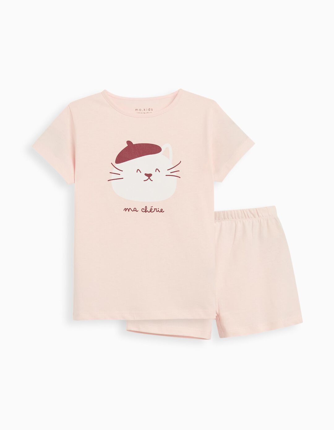 Pijama Jersey, Menina, Cinzento Claro