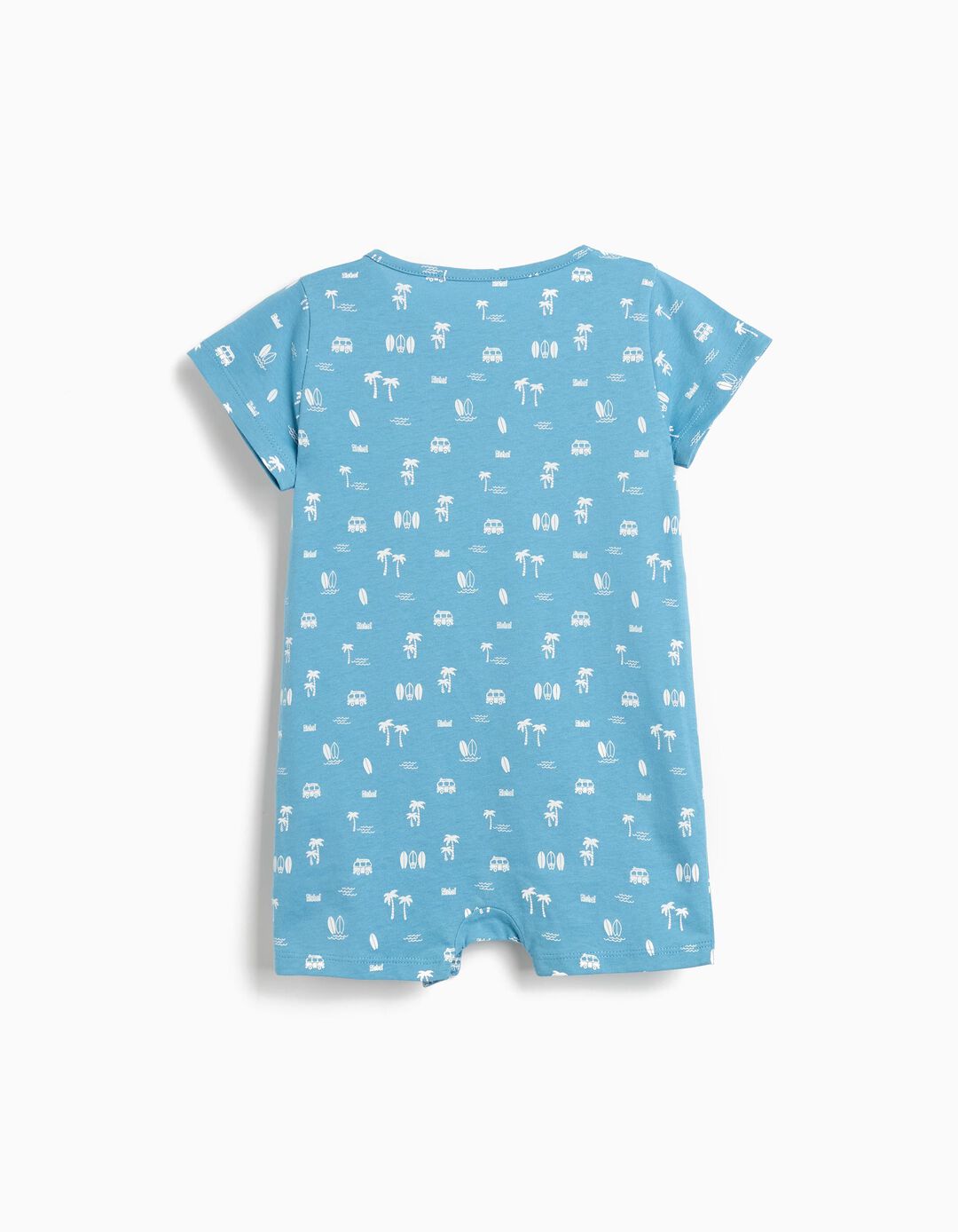 Pijama-Macacão, Menino, Azul Claro 