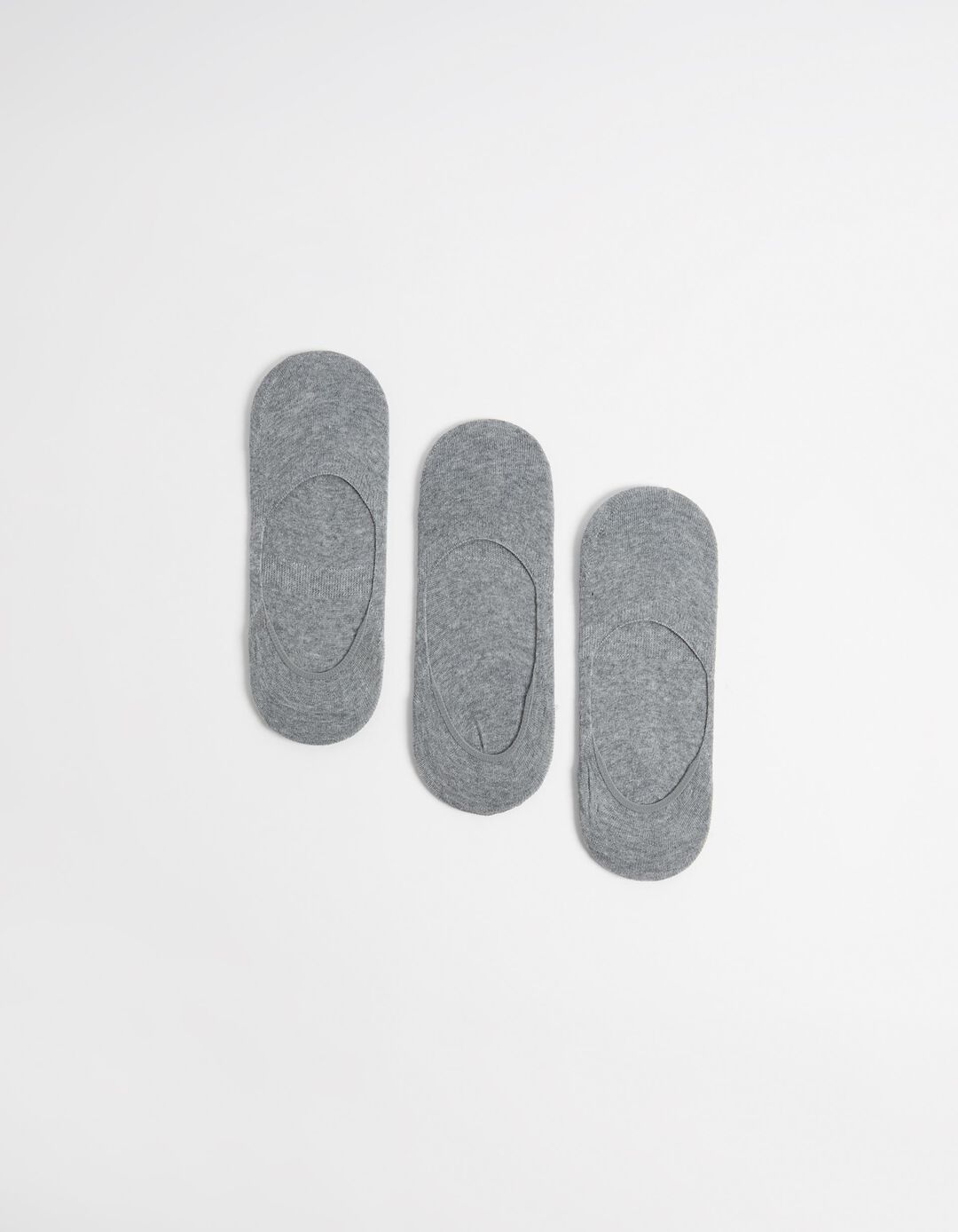 Pack 3 Pares de Pezinhos, Homem, Cinzento