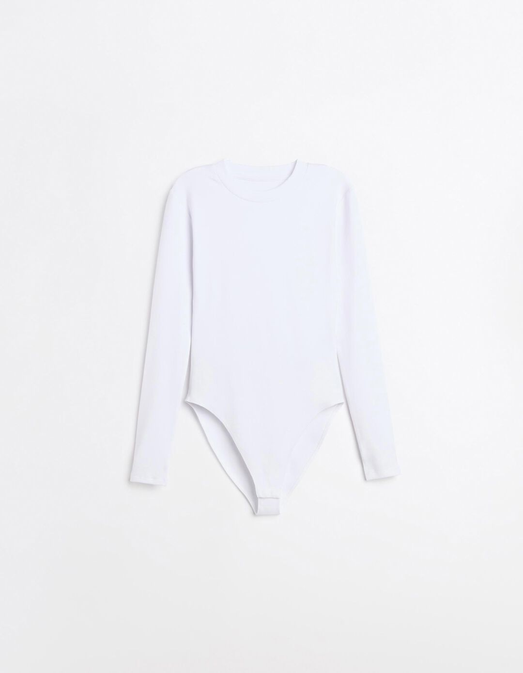 Body de Manga Comprida, Mulher, Branco