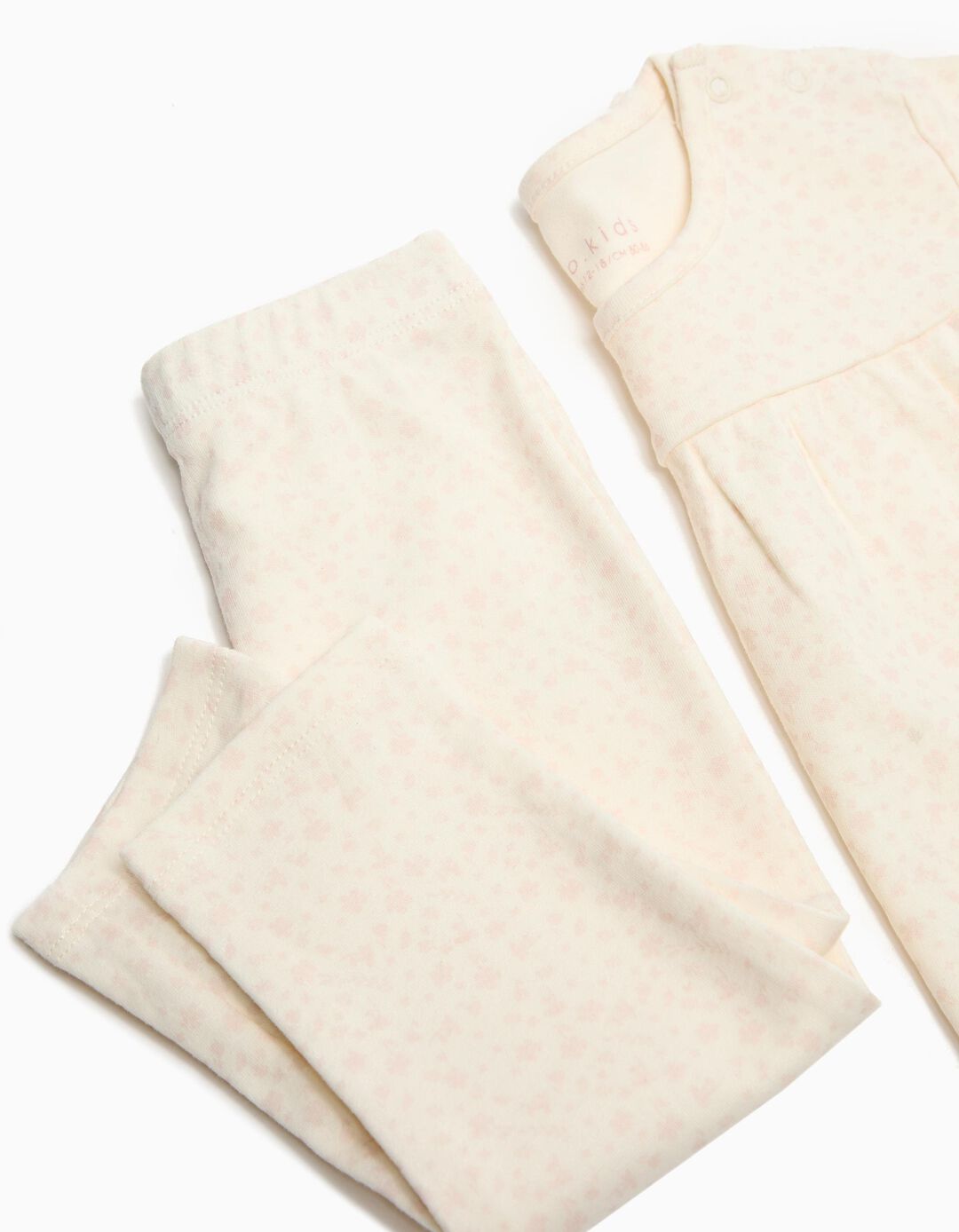 Pijama, Recém-Nascido, Bege Claro