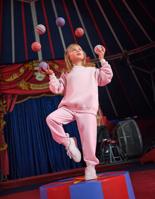 Comprar Online Pack 2 Joggers de Felpa, Menina, Rosa Claro