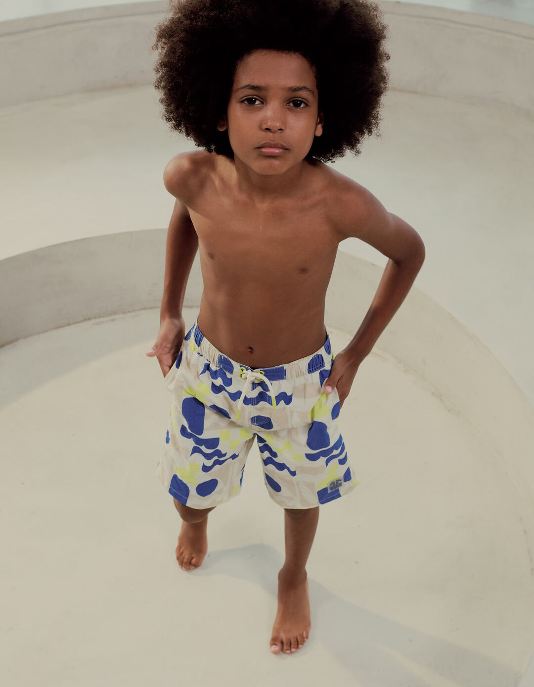 Cal&ccedil;&otilde;es de Banho, Menino, Branco