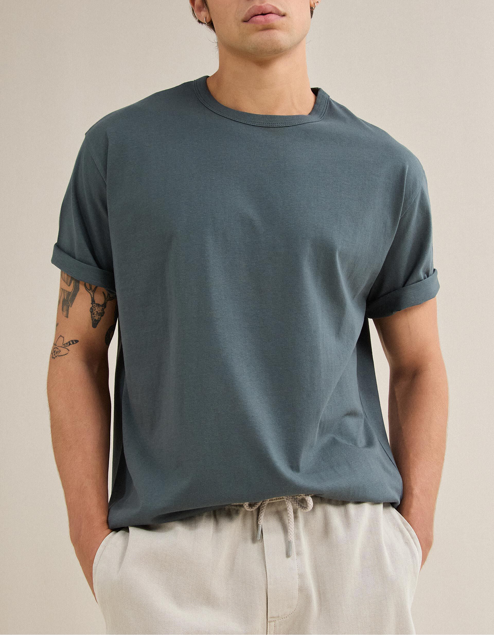 Comprar Online T-shirt Jersey, Homem, Azul Escuro