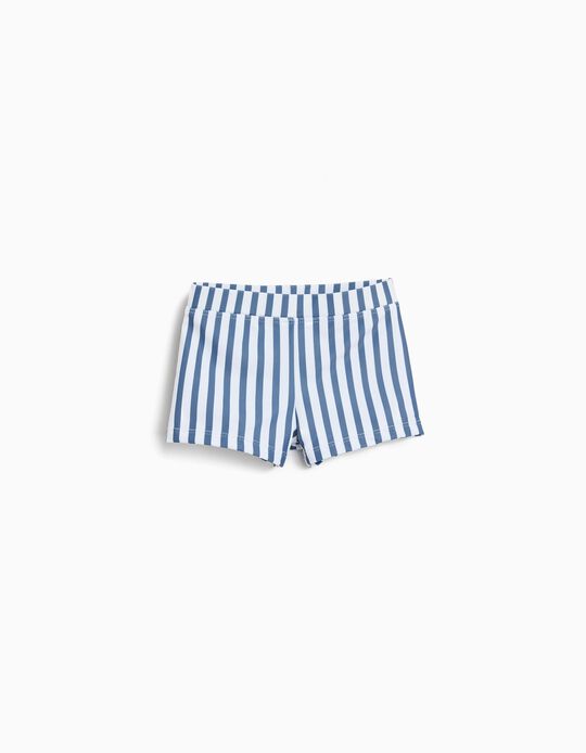Comprar Online Calções de Banho Riscas, Menino, Azul 