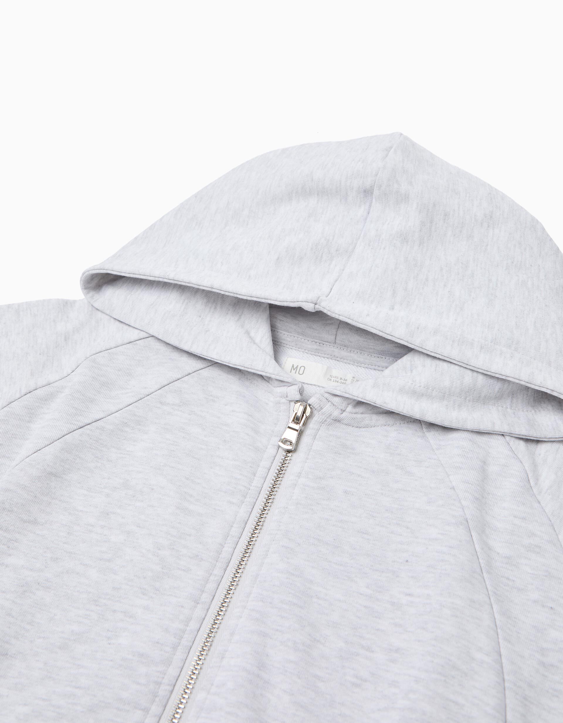 Comprar Online Casaco de Felpa com Capuz, Menina, Cinzento Claro