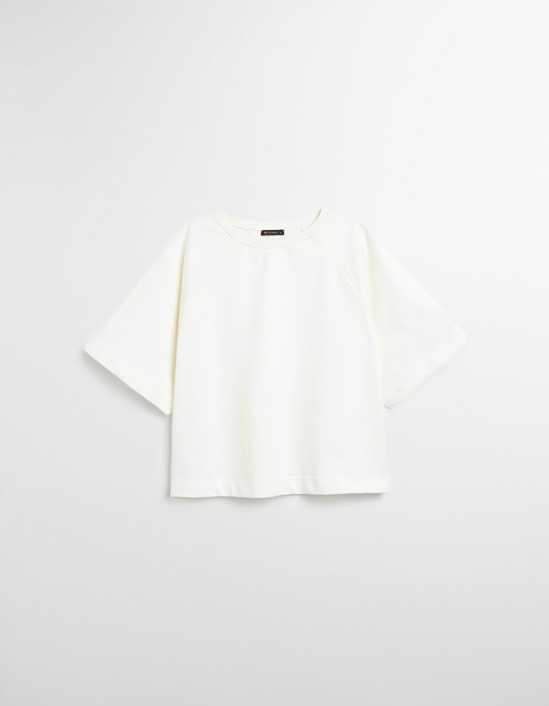 T-shirt Fleece, Mulher, Branco