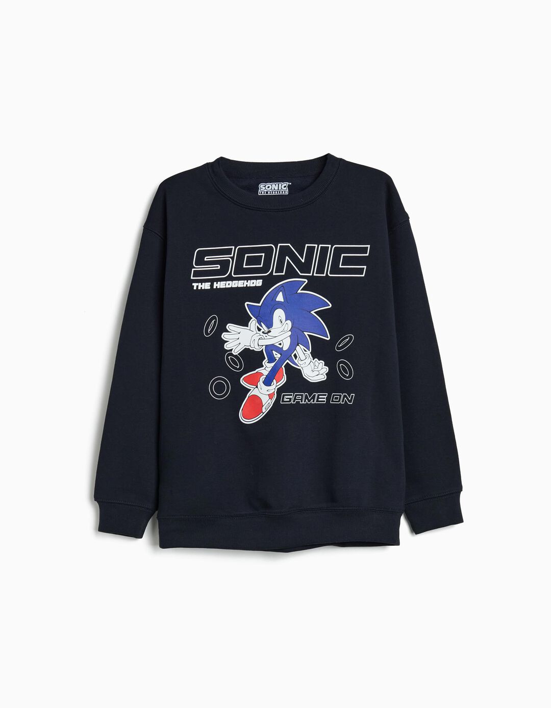 Sweatshirt 'Sonic', Menino, Azul Escuro