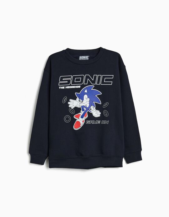 Comprar Online Sweatshirt 'Sonic', Menino, Azul Escuro