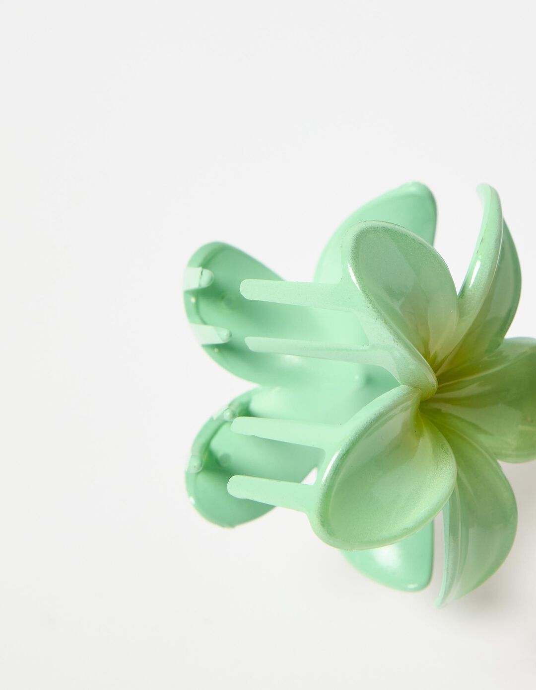 Mola de Cabelo Flor, Mulher, Verde