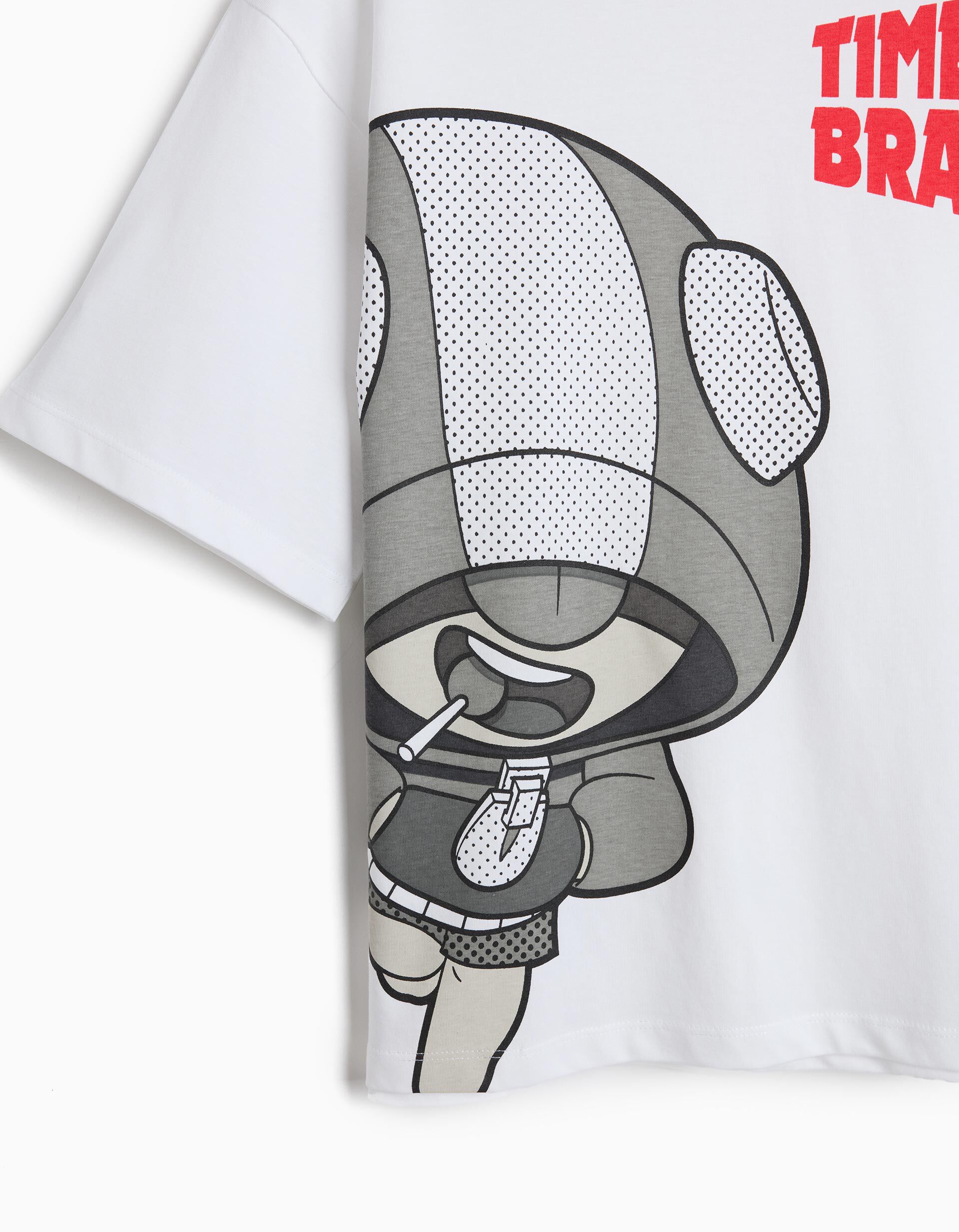 Comprar Online T-shirt 'Brawl Stars', Menino, Branco