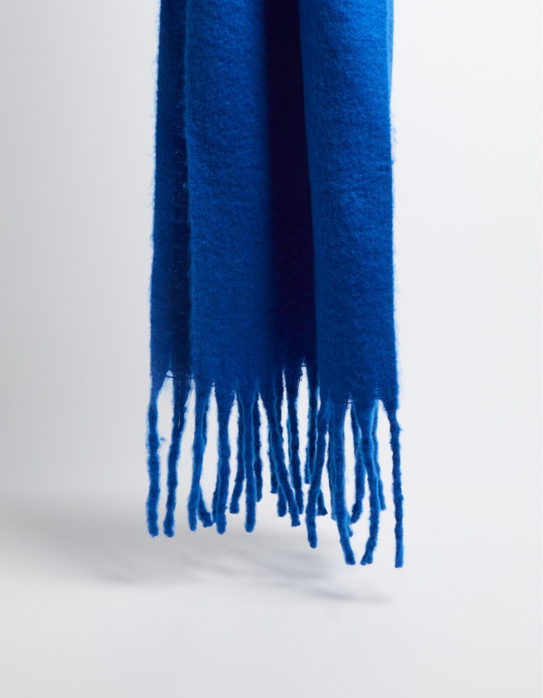 Cachecol Franjas, Mulher, Azul