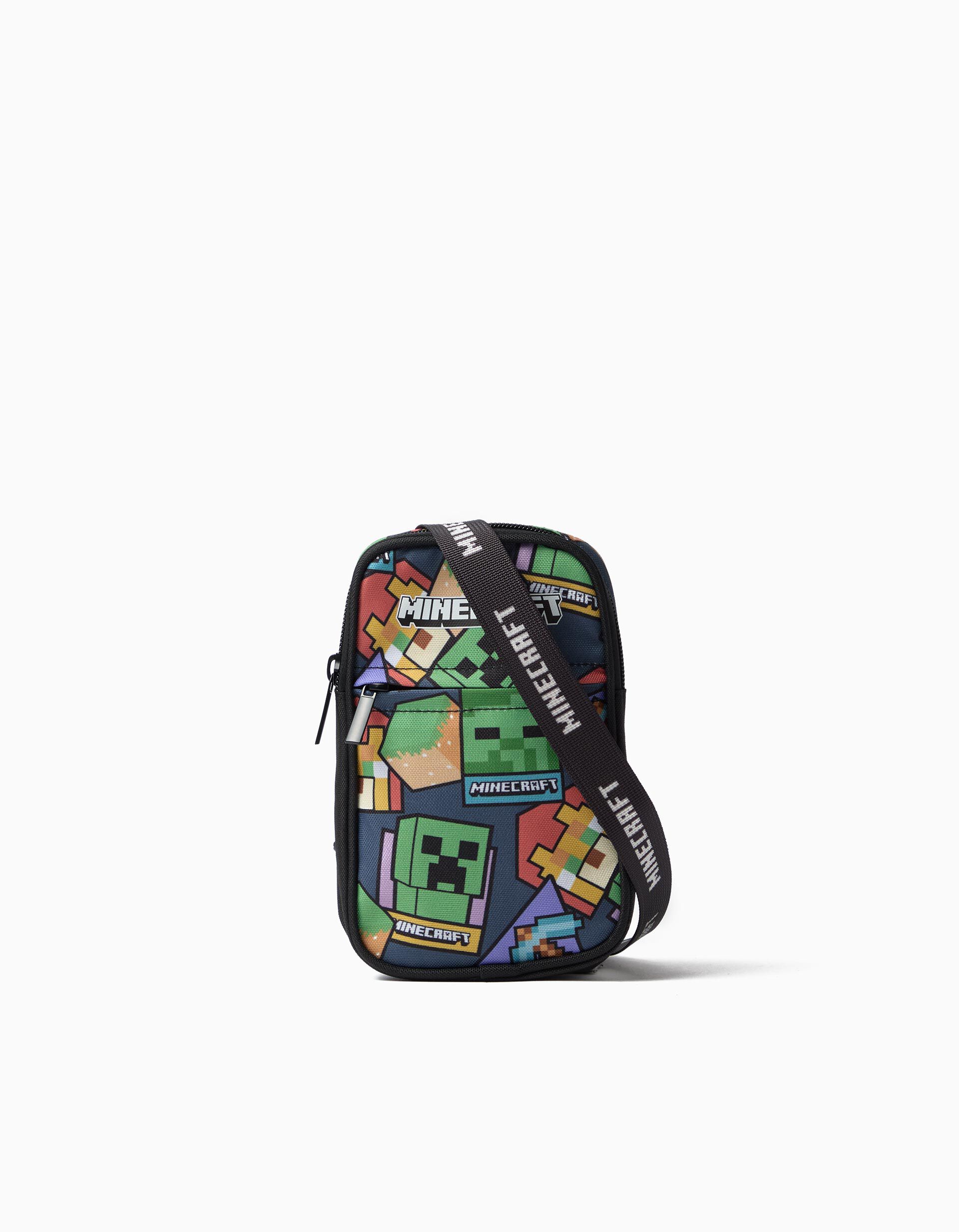 Comprar Online Bolsa De Telem&oacute;vel 'Minecraft', Menino, Preto