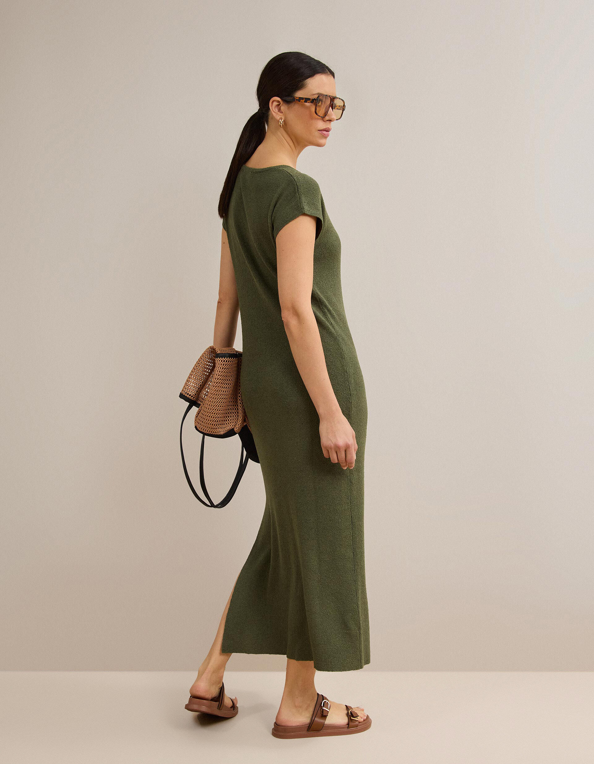 Comprar Online Vestido R&uacute;stico, Mulher, Verde Escuro
