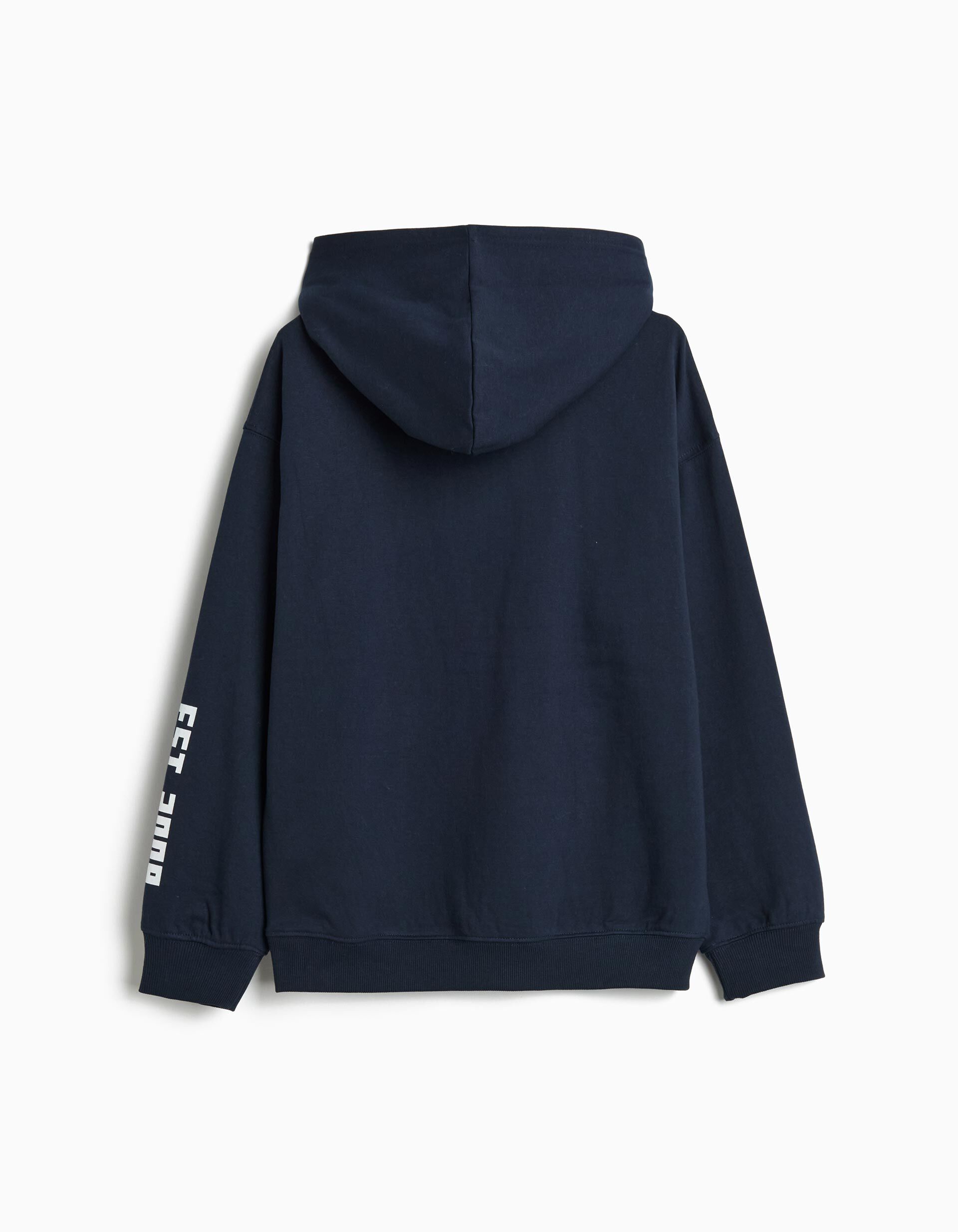 Comprar Online Sweatshirt Capuz 'Minecraft', Menino, Azul Escuro