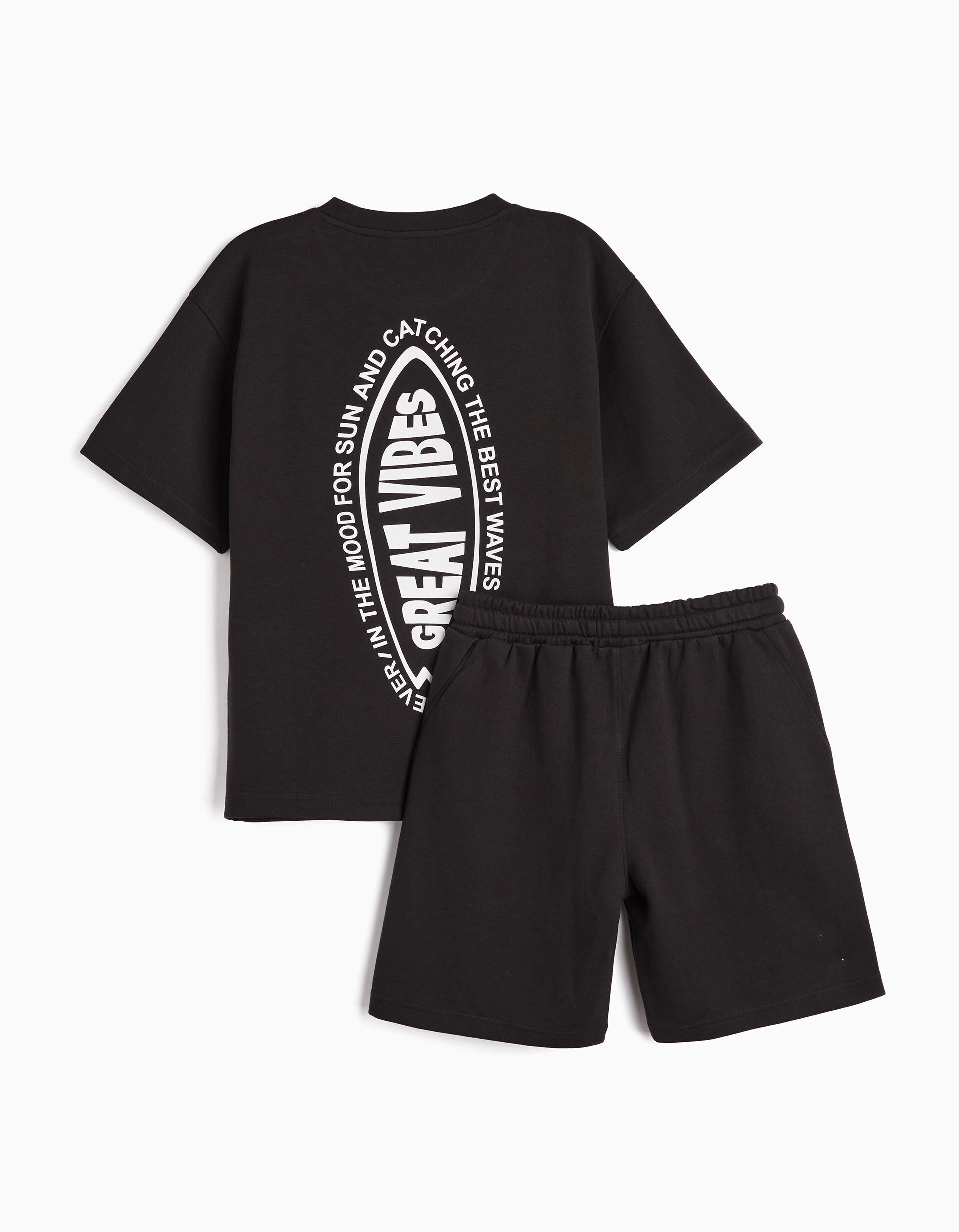 Comprar Online Conjunto T-Shirt e Cal&ccedil;&otilde;es, Menino, Preto