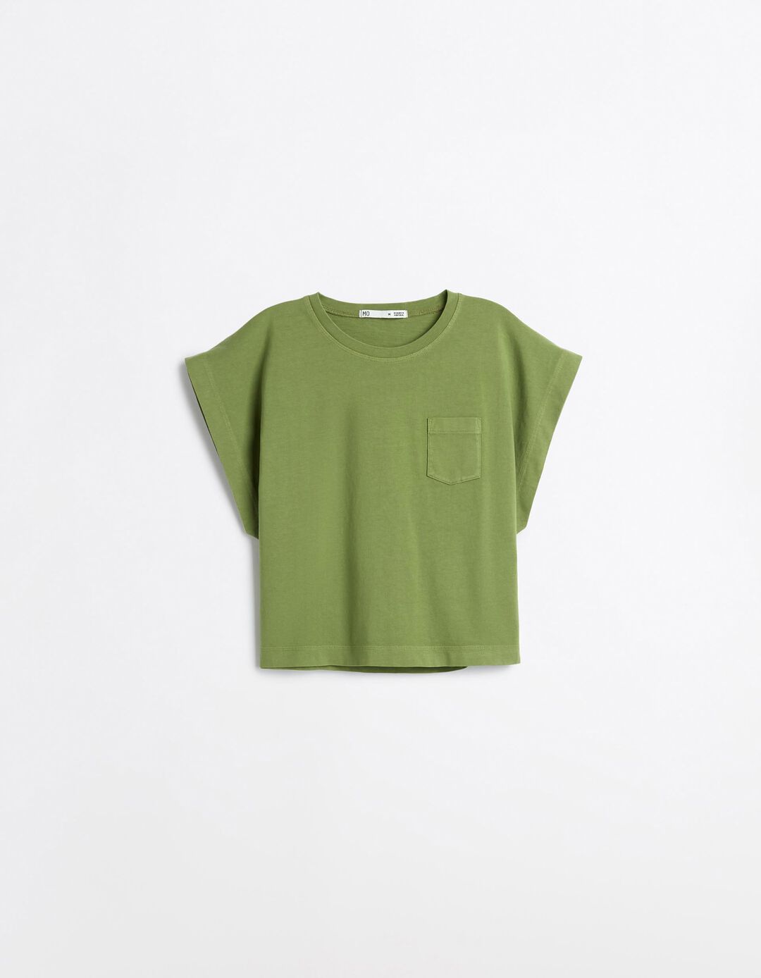 T-shirt Com Bolso, Mulher, Verde