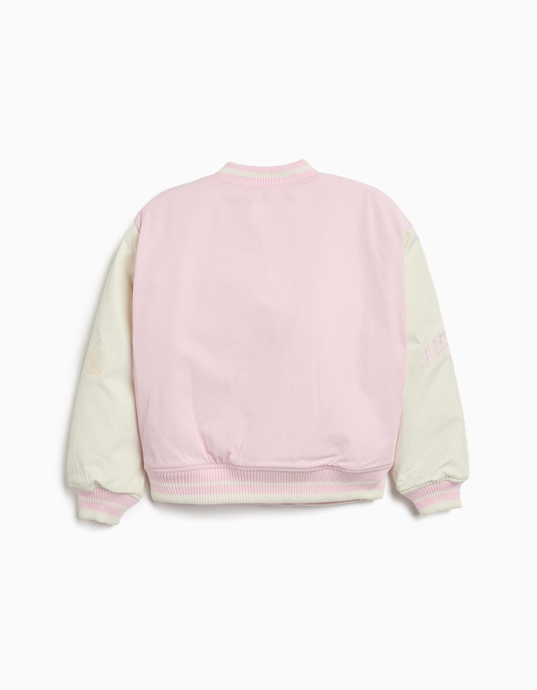Casaco Bomber, Menina, Rosa Claro