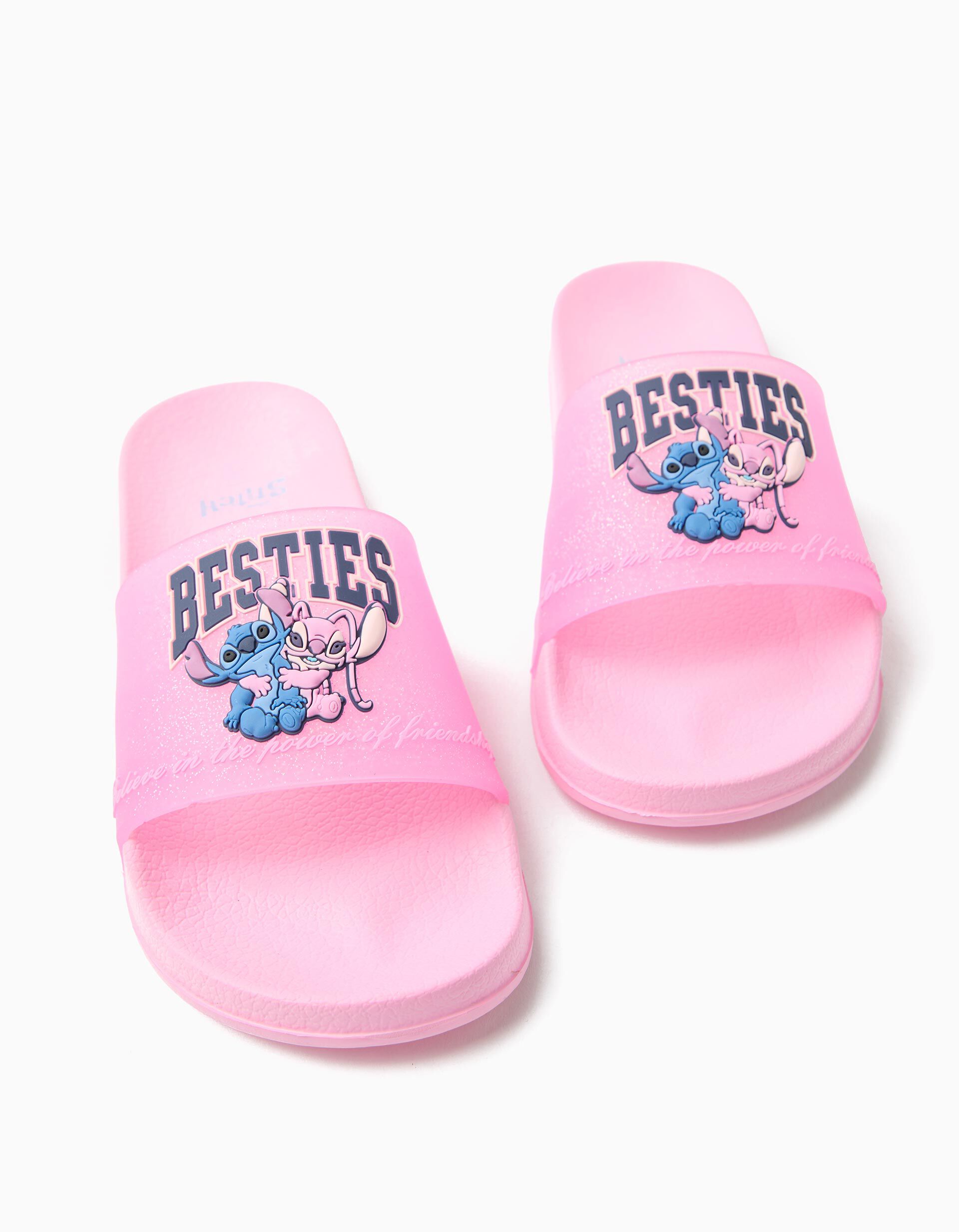 Comprar Online Chinelos Slide 'Stitch' &copy;Disney, Menina, Rosa