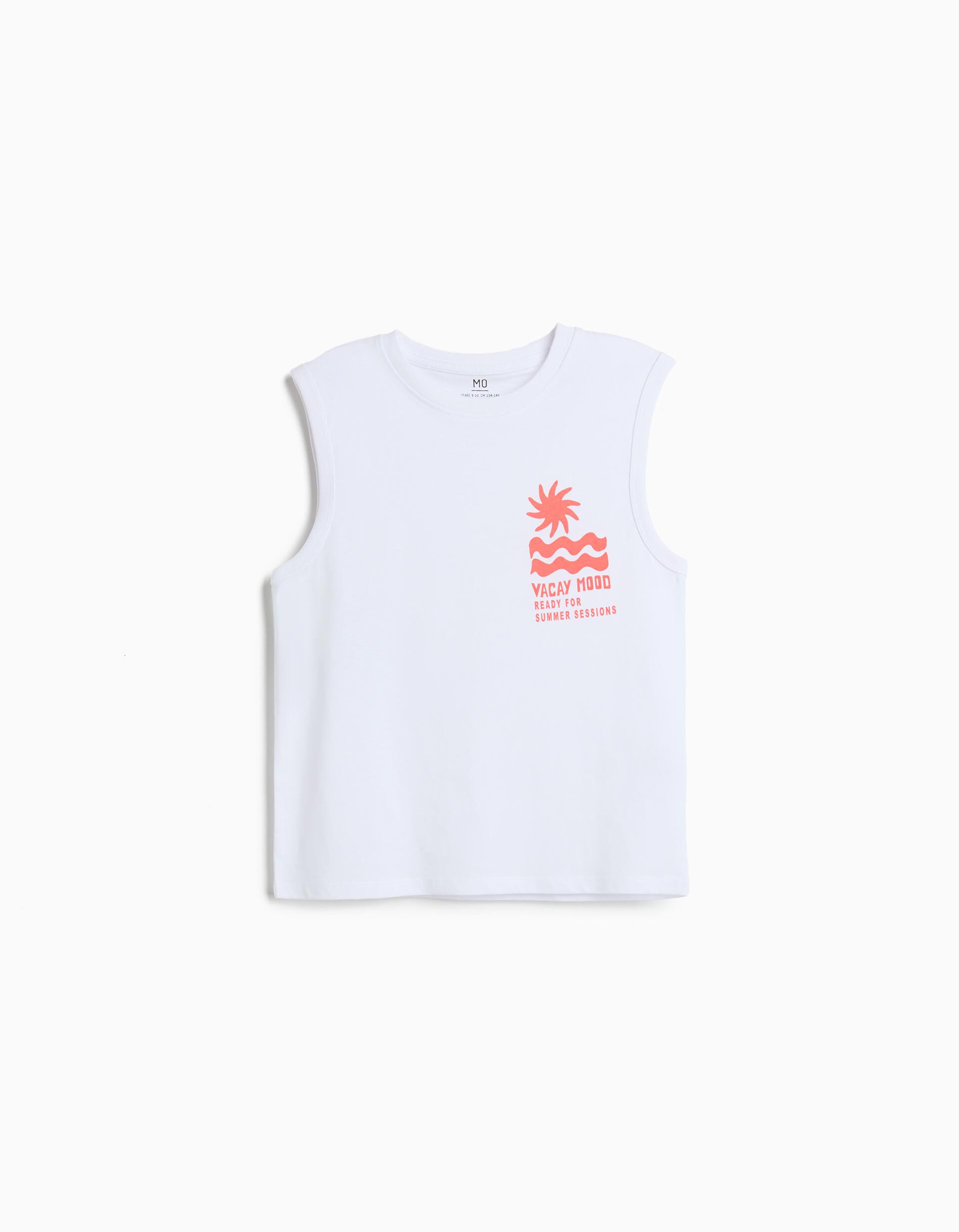 Comprar Online T-shirt Estampada, Menino, Branco