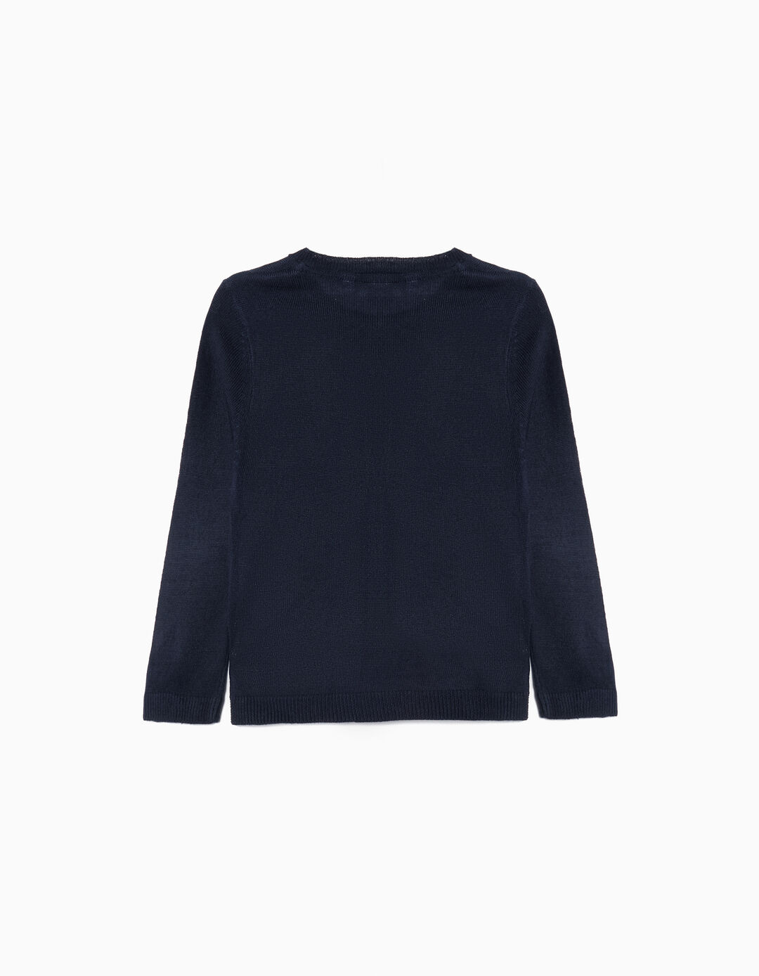 Casaco de Malha, Menina, Azul Escuro