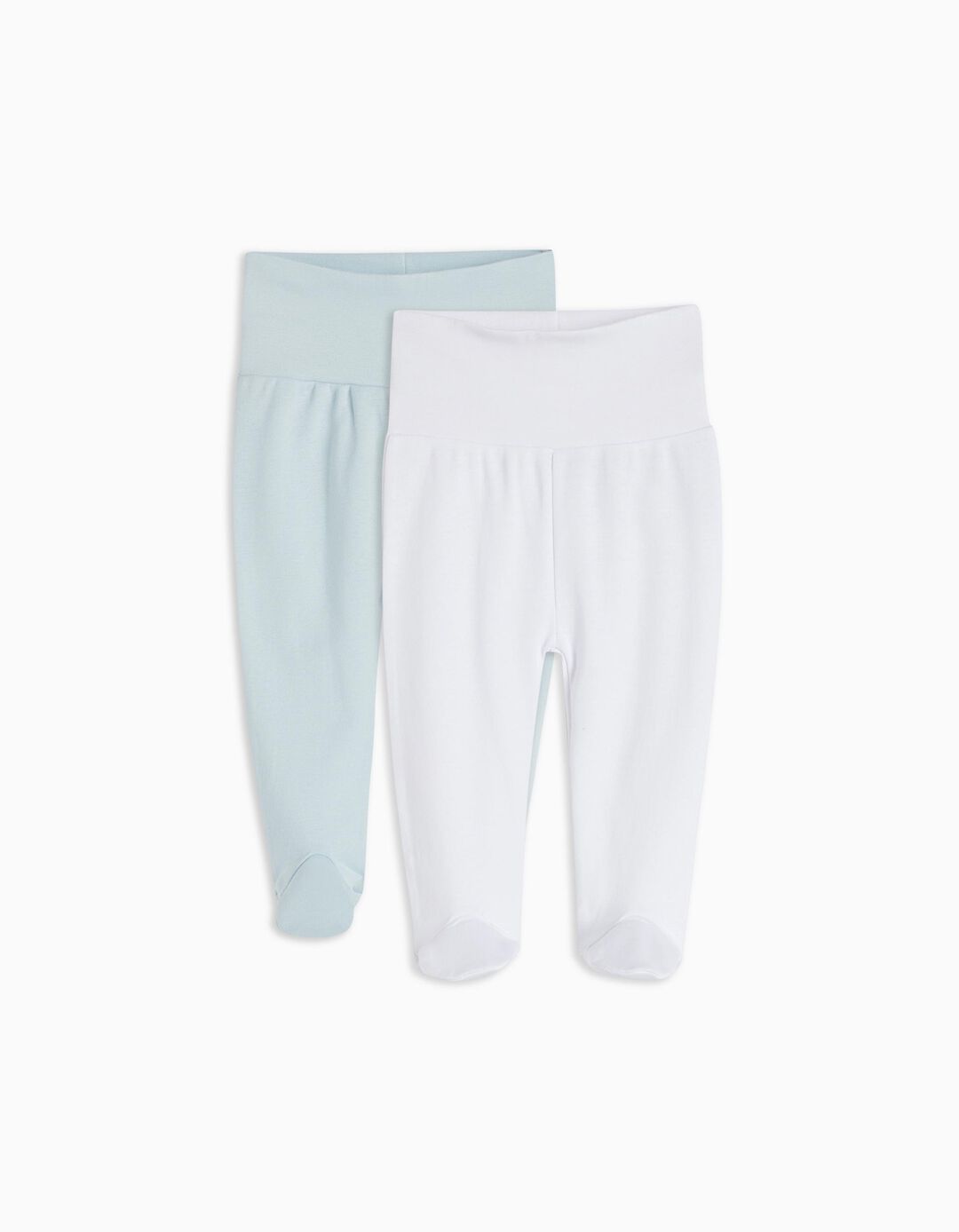 Pack 2 Pares de Calças com Pés, Bebé Menino, Multicor