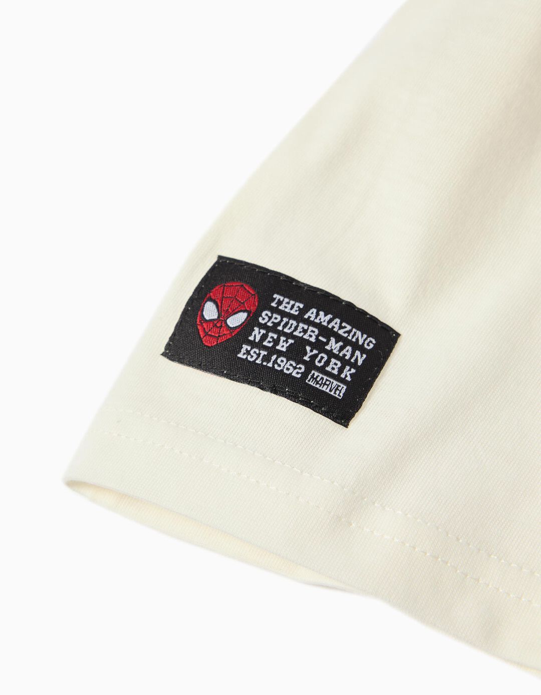 T-shirt de Manga Comprida 'Spider-Man', Menino, Branco