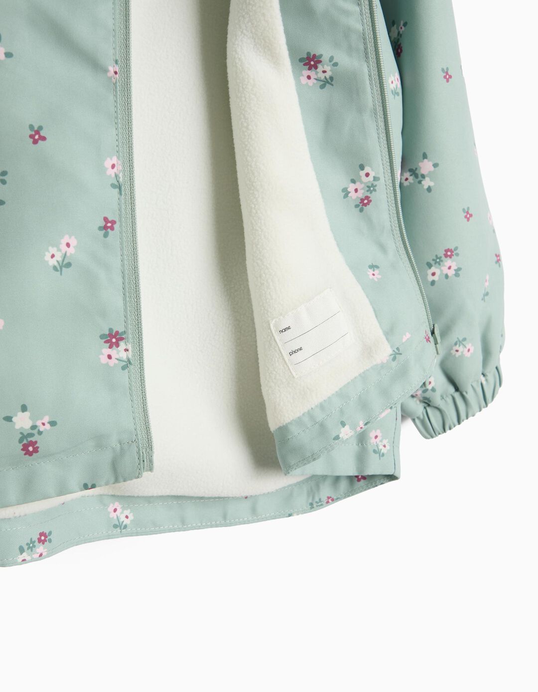 Parka Com Capuz, Menina, Verde Claro