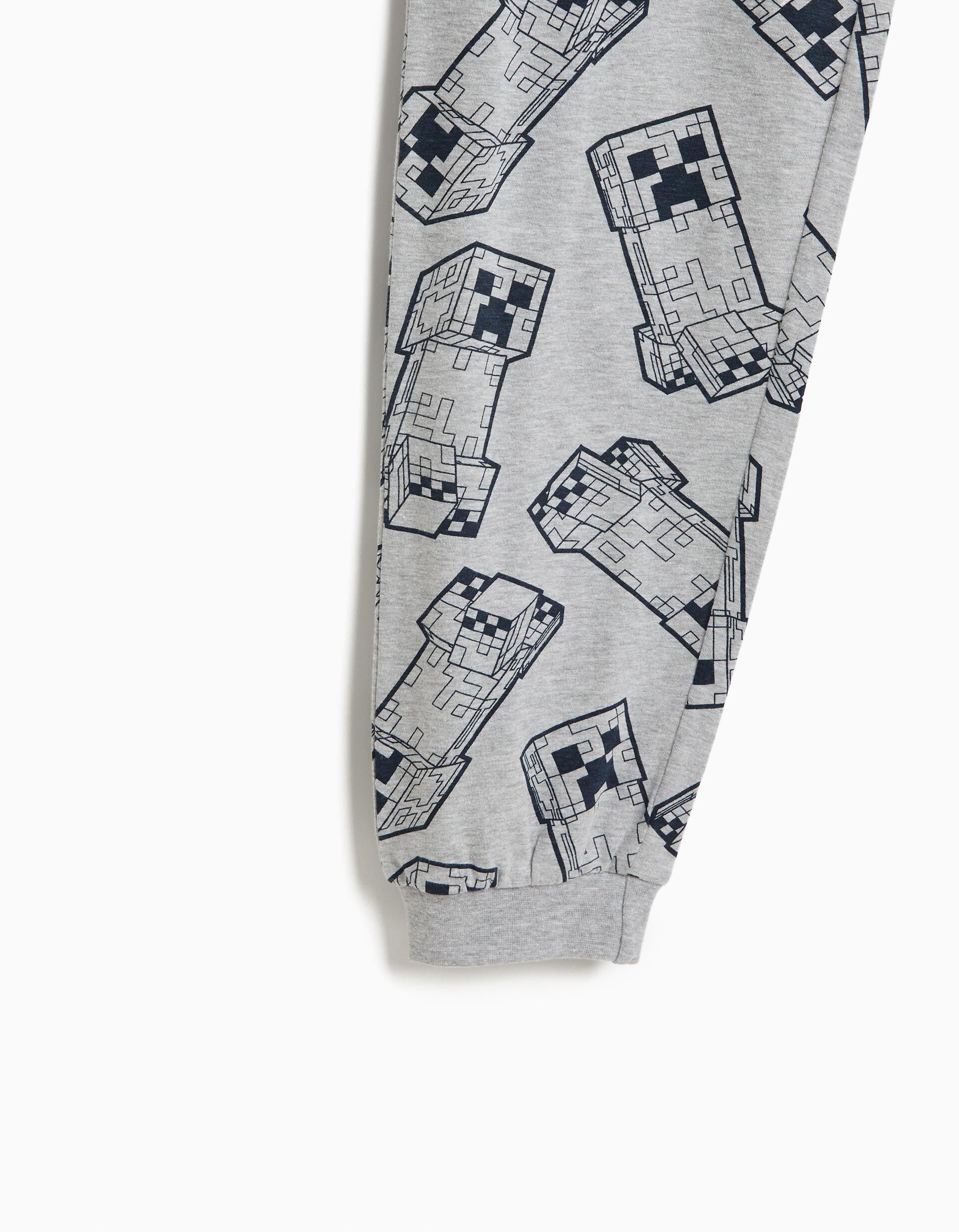 Comprar Online Pijama Jersey 'Minecraft', Menino, Azul Escuro