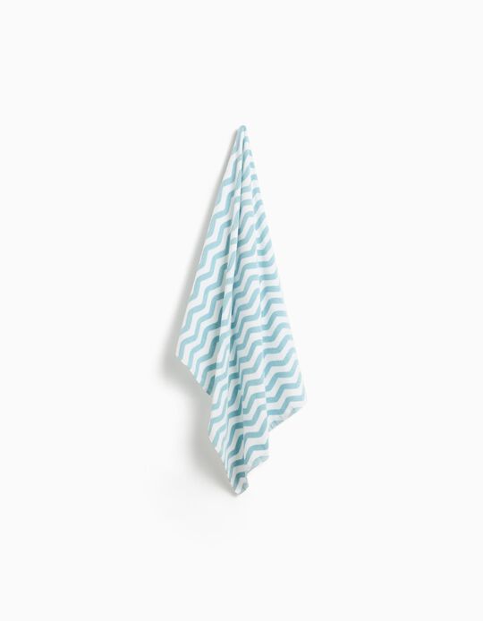 Comprar Online Toalha de Praia Ondas, Criança, Azul Claro