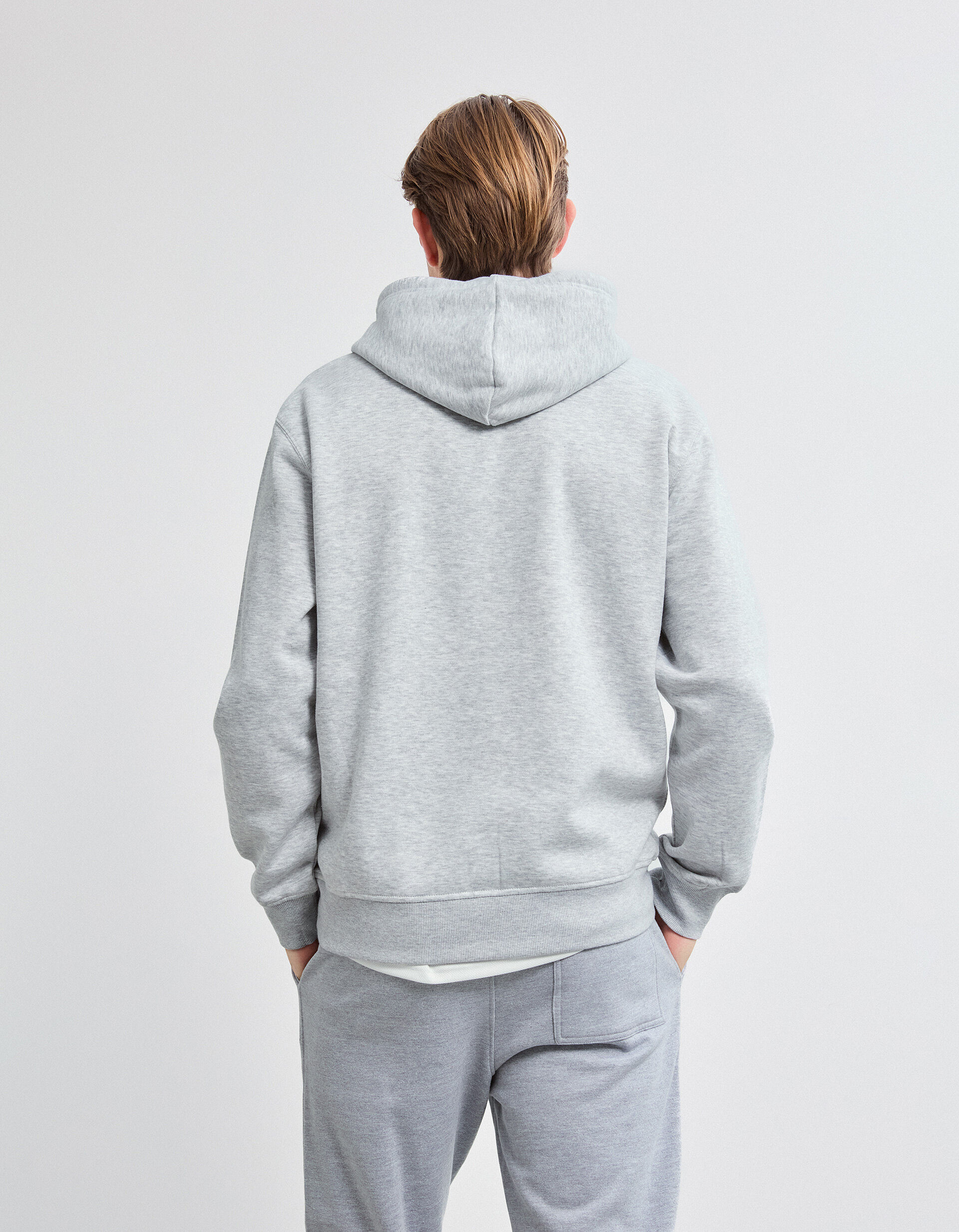 Comprar Online Sweatshirt com Capuz, Homem, Cinzento Claro