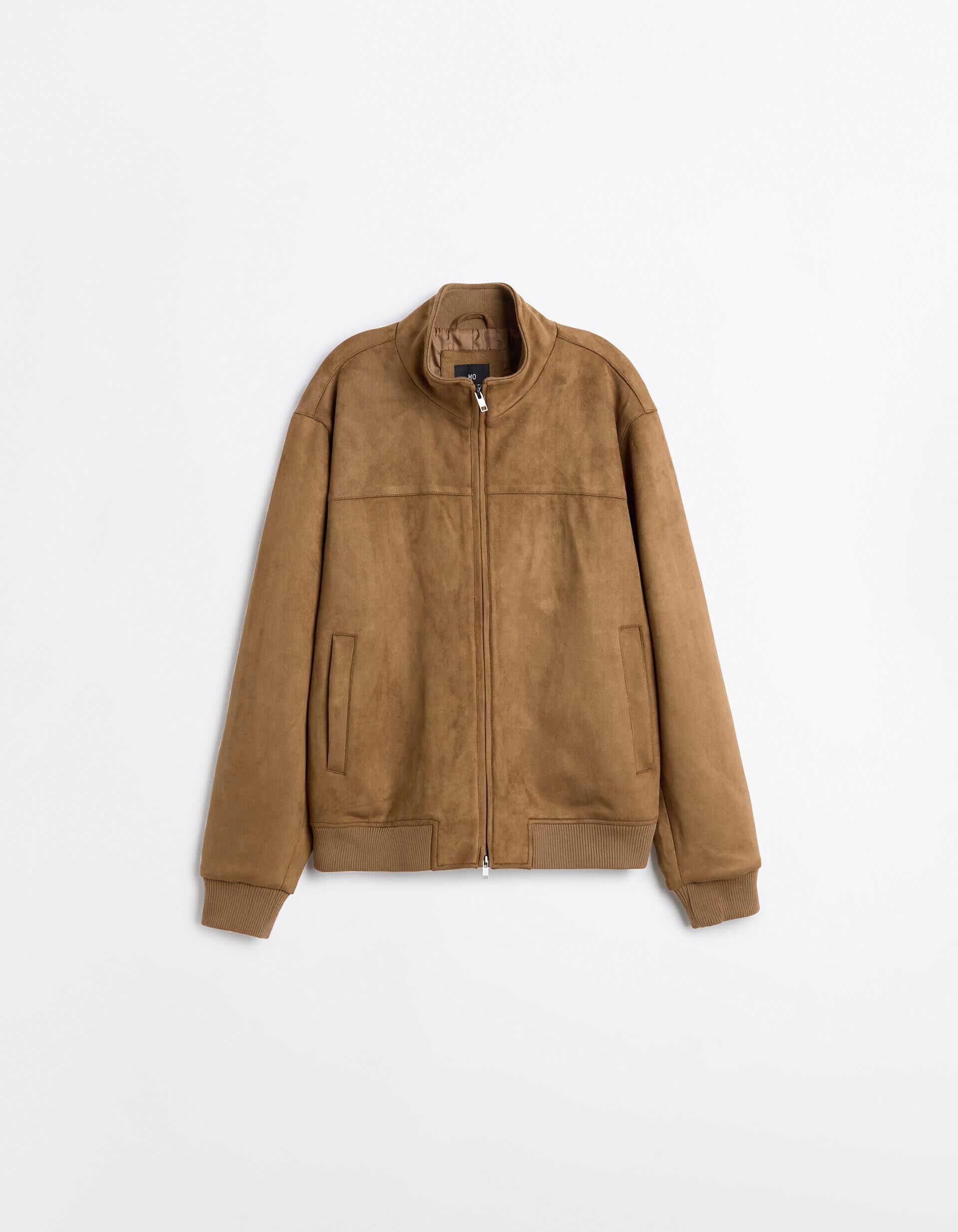 Comprar Online Casaco Bomber Efeito Carmu&ccedil;a, Homem, Castanho Claro