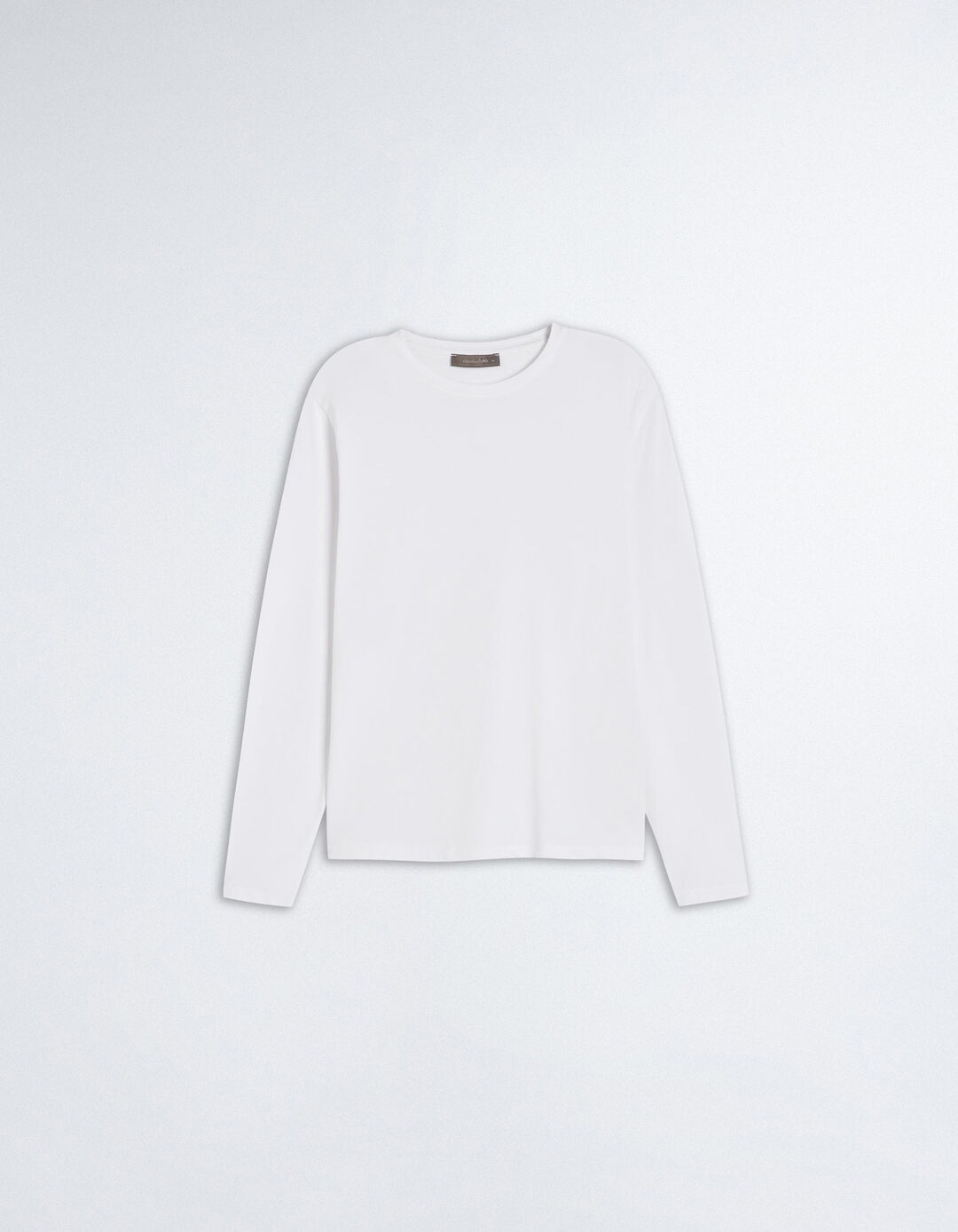 T-shirt de Manga Comprida, Mulher, Branco