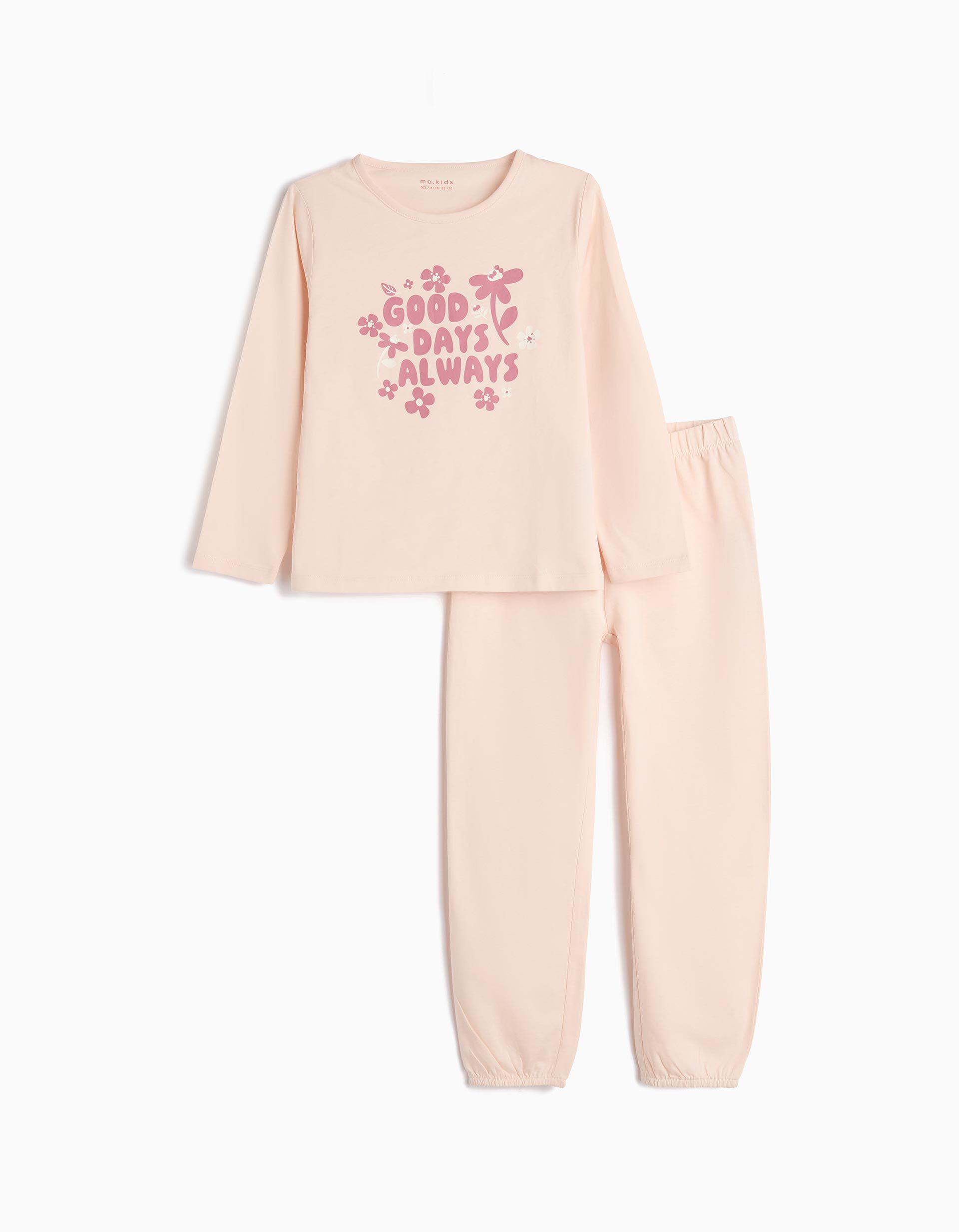 Comprar Online Pijama Jersey, Menina, Rosa Claro 