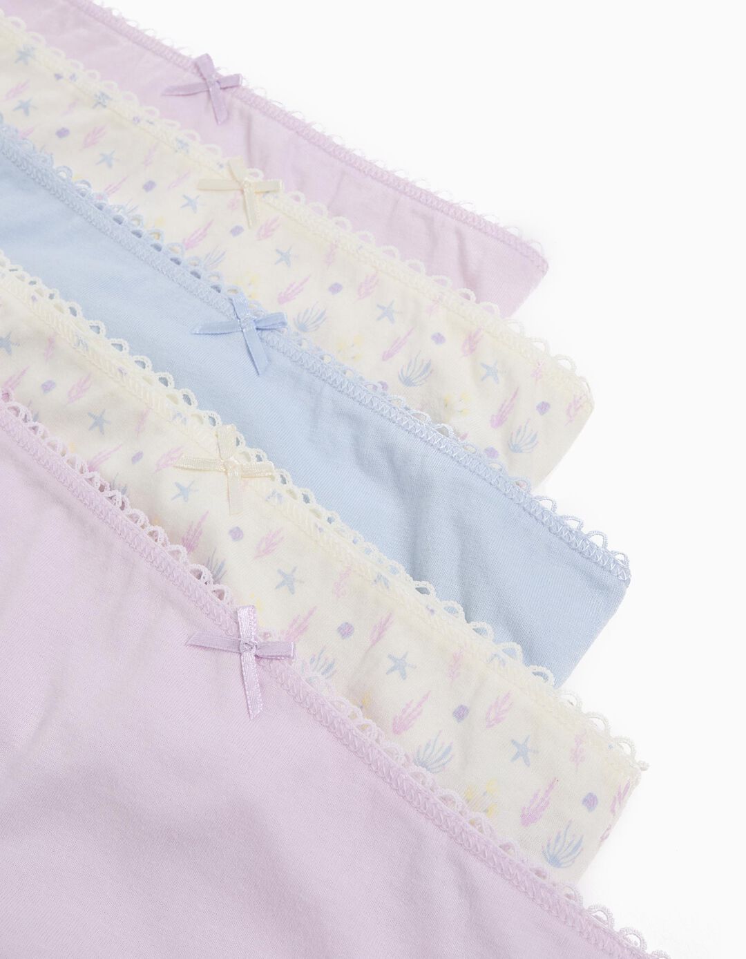 Pack 5 Cuecas, Menina, Multicor