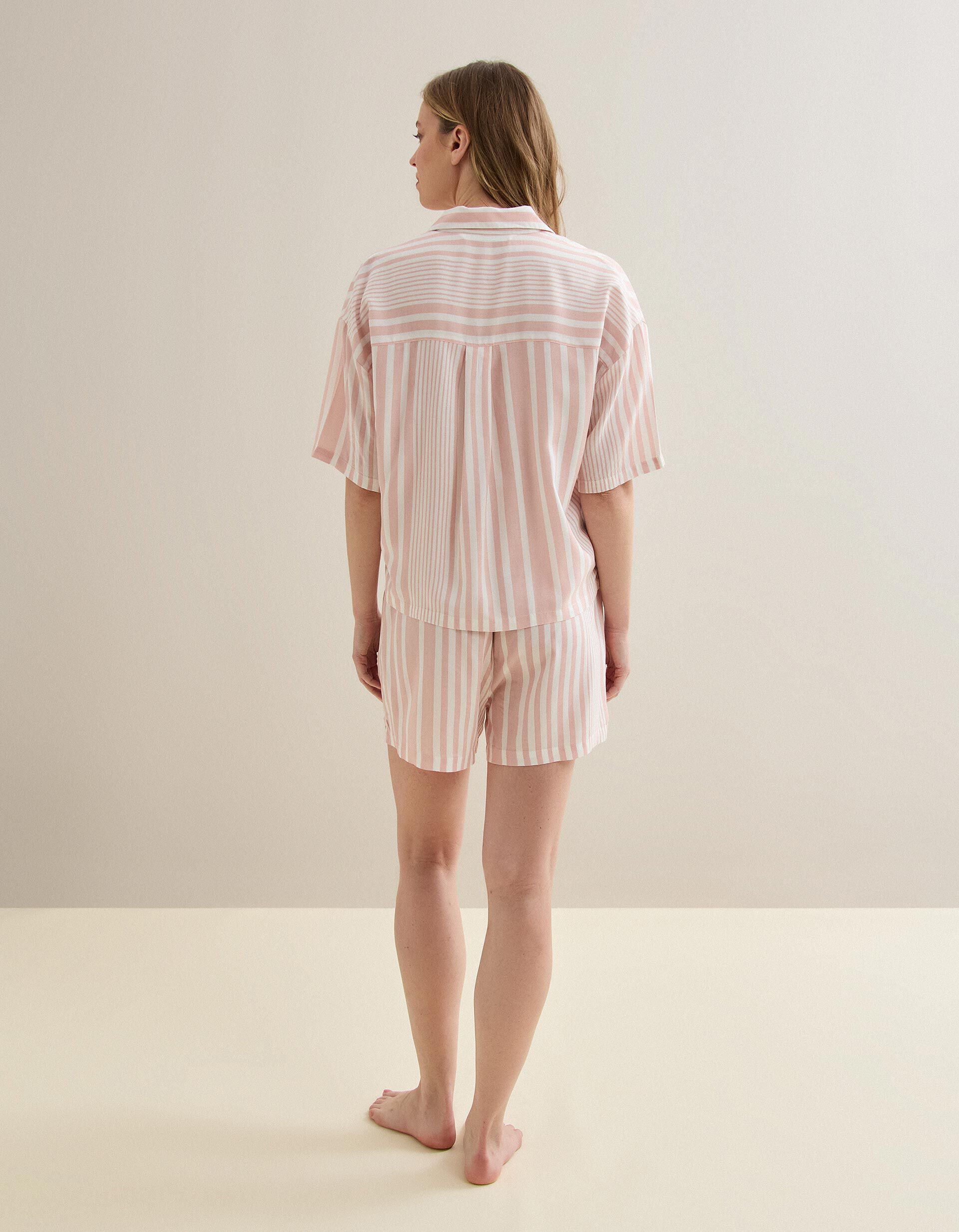 Comprar Online Pijama Riscas, Mulher, Rosa Claro