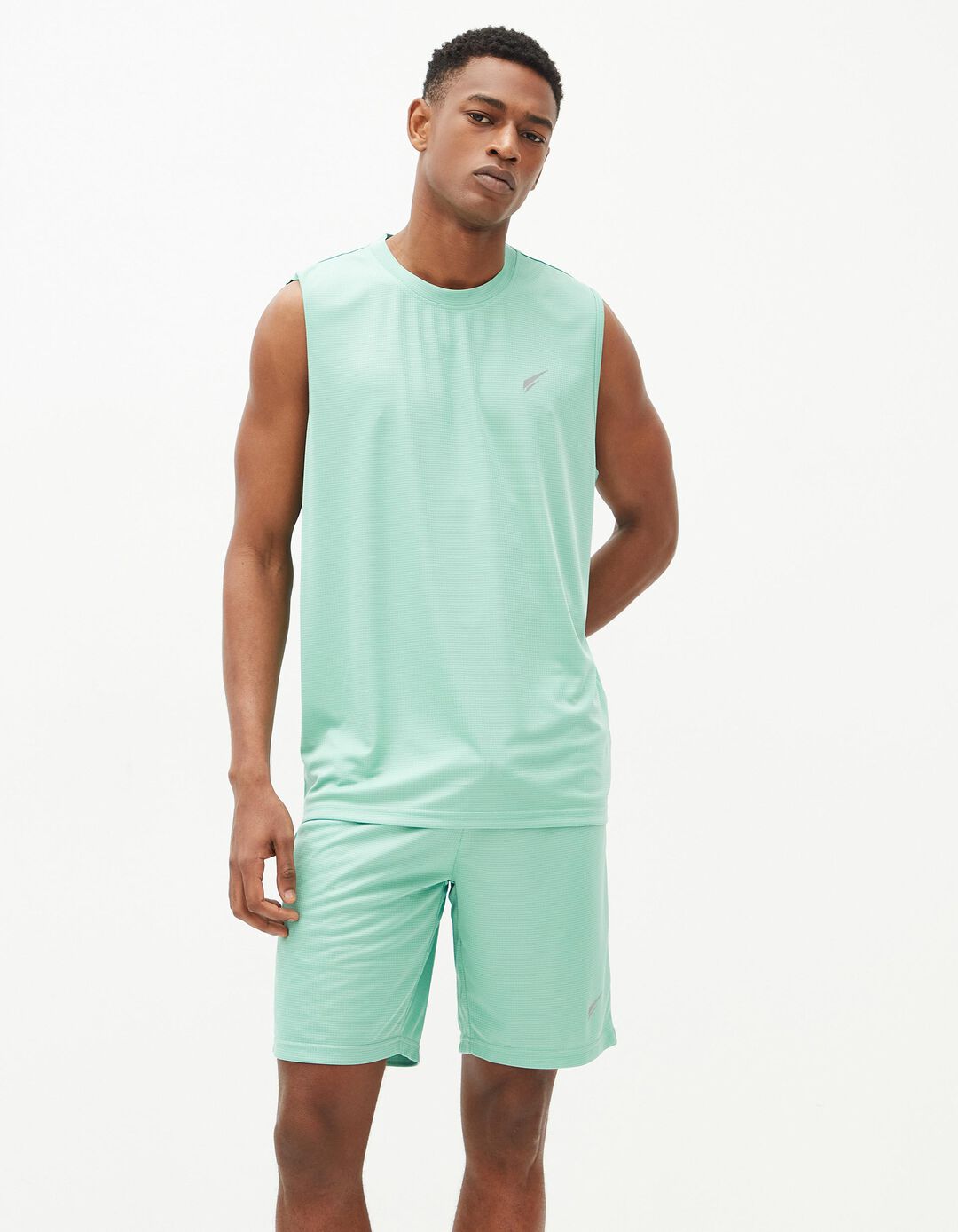 Tank Top Técnico, Homem, Verde