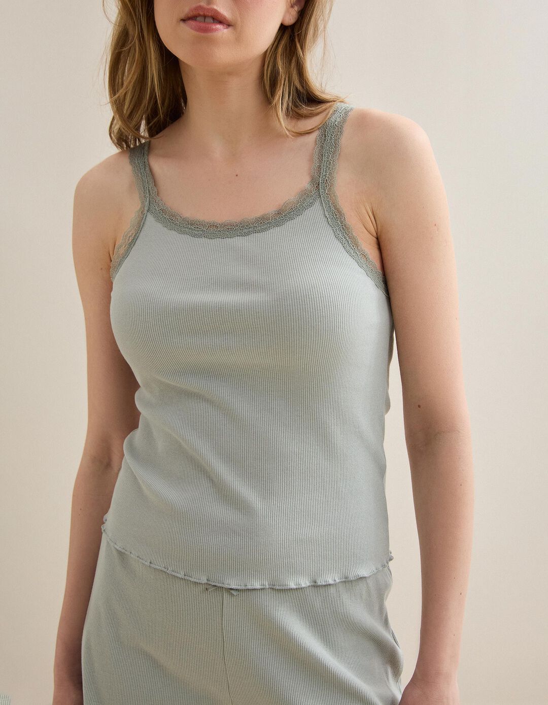 Pijama, Mulher, Verde Claro