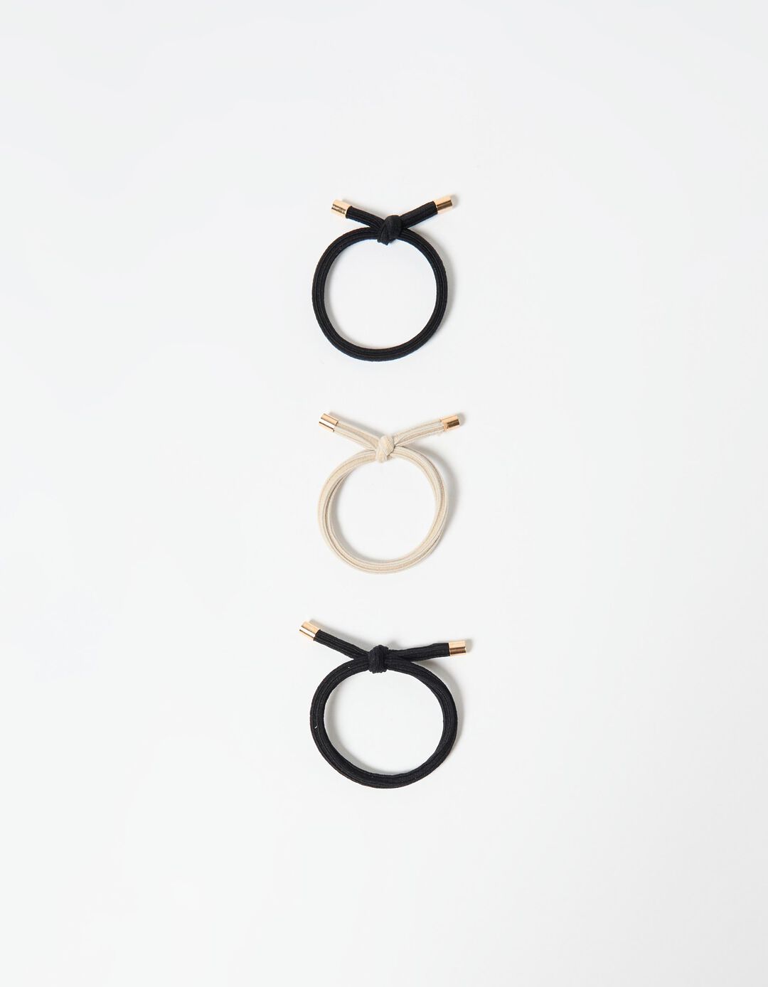 Pack Elásticos de Cabelo, Mulher, Preto