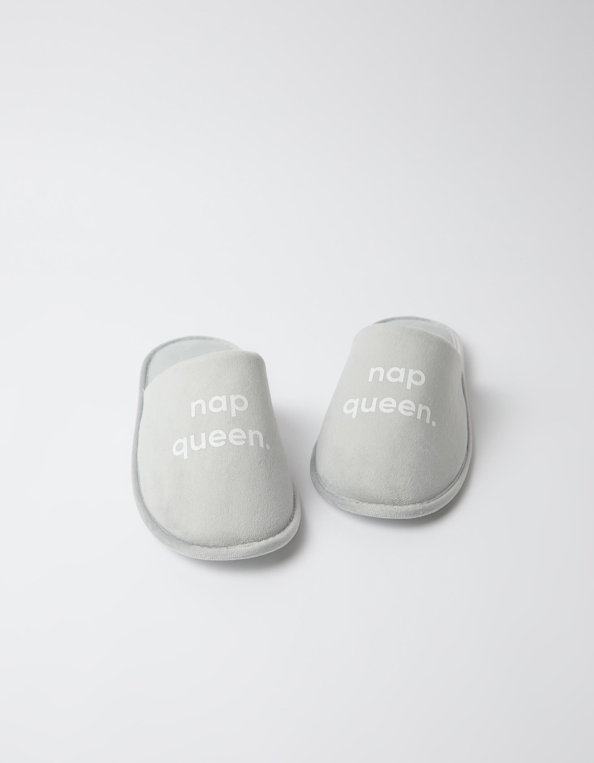 Comprar Online Chinelos De Quarto, Mulher, Cinzento